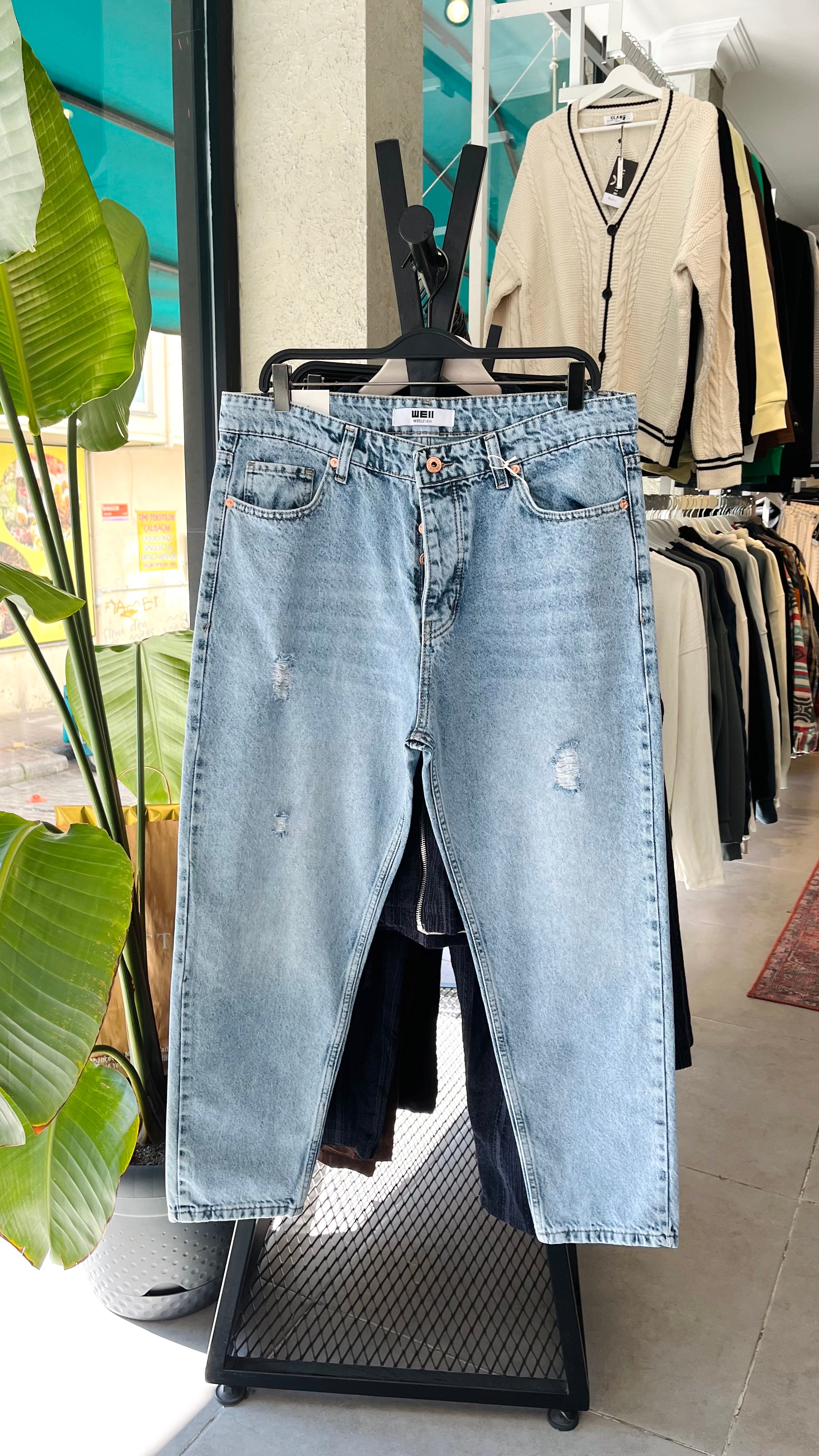 Boyfriend Açık Mavi Yırtıklı Jean 3285