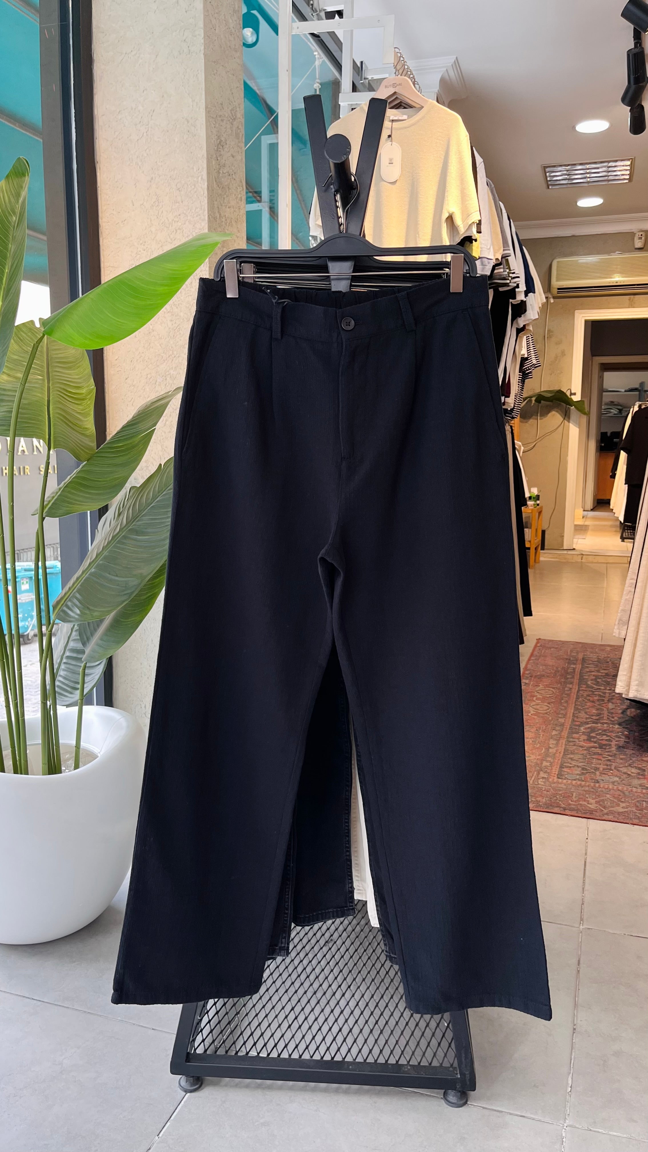 Baggy Siyah Pantolon 6225