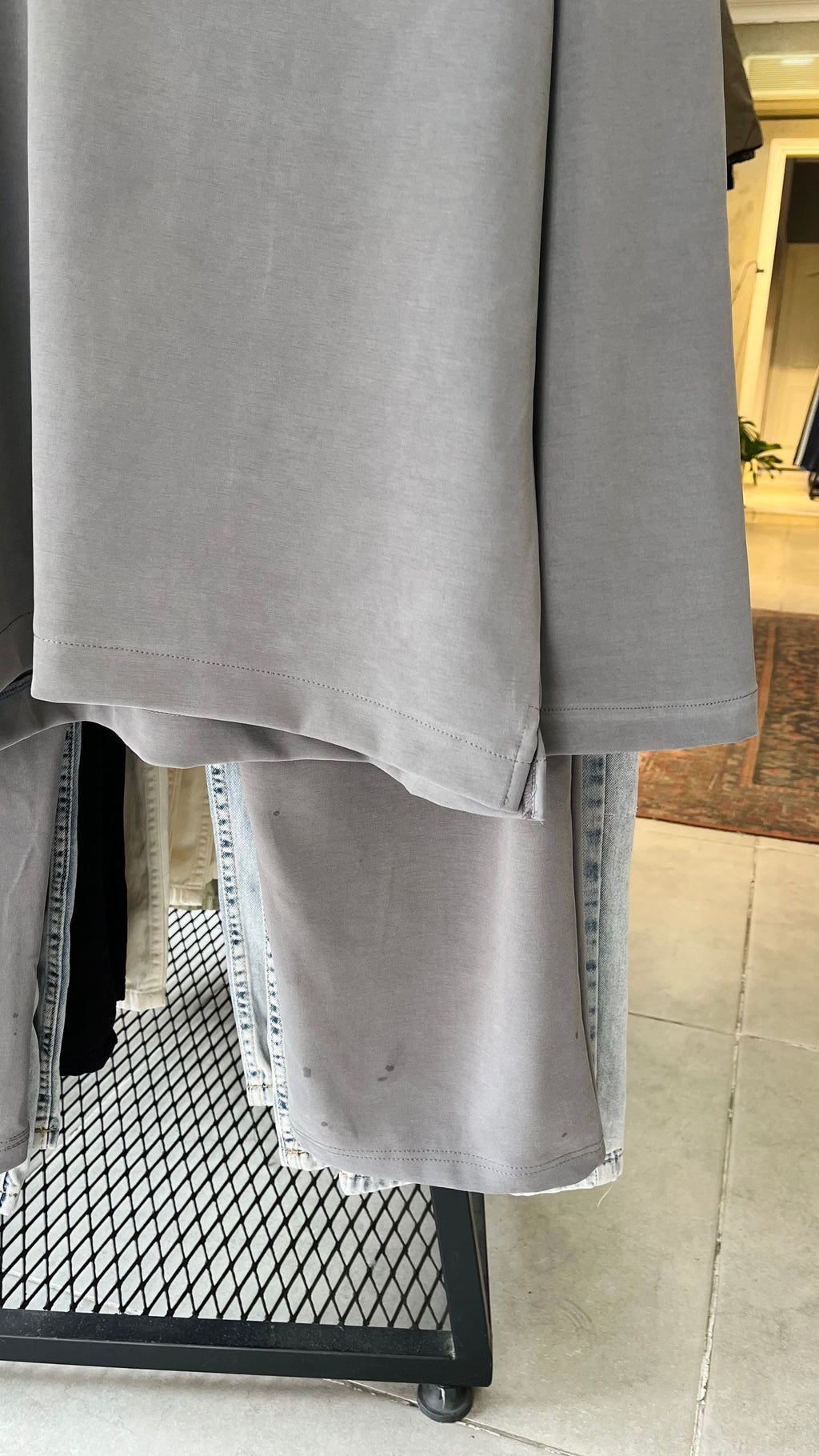 Oversize Modal Kumaş Füme Takım 1006