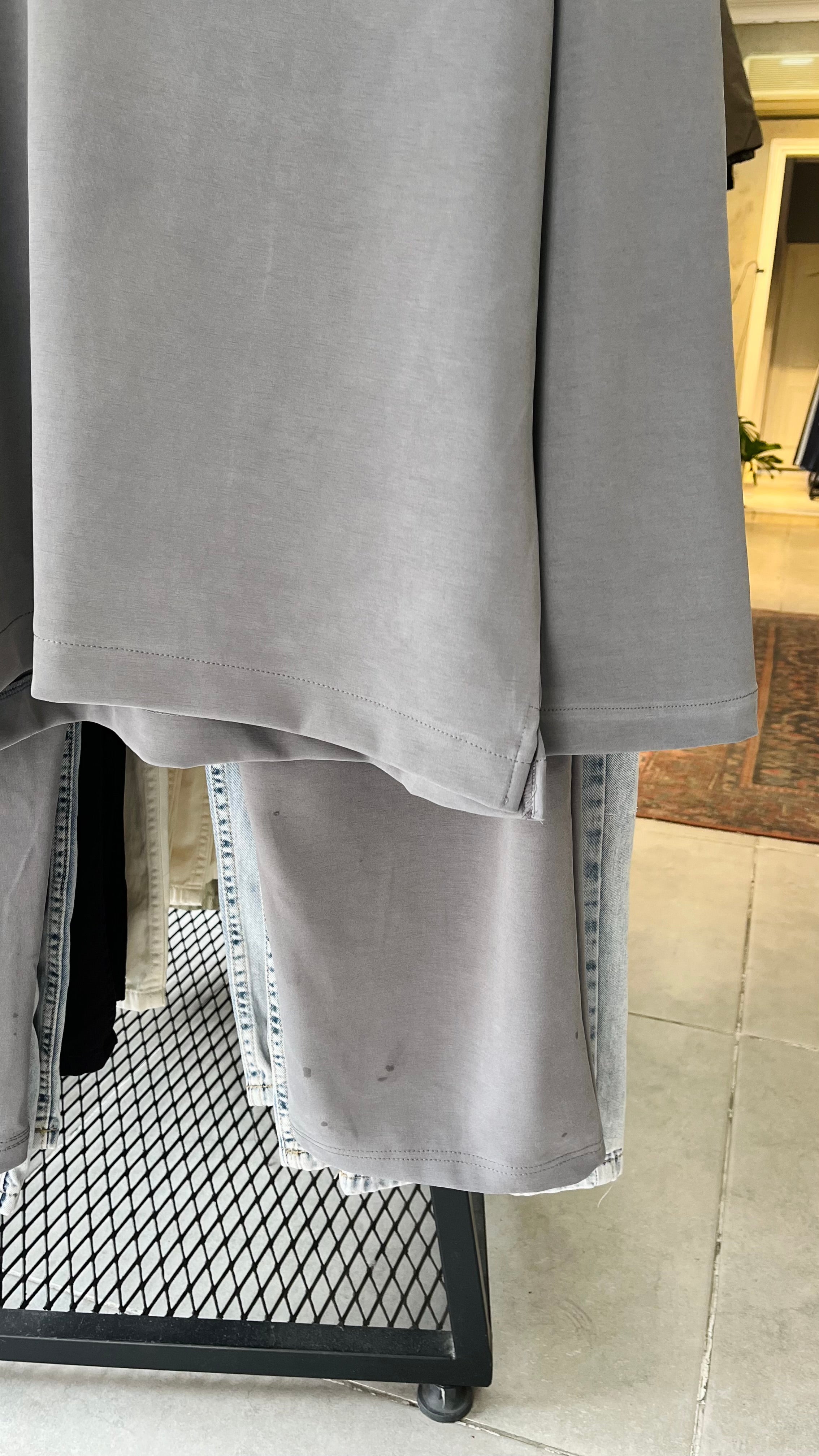 Oversize Modal Kumaş Füme Takım 1006