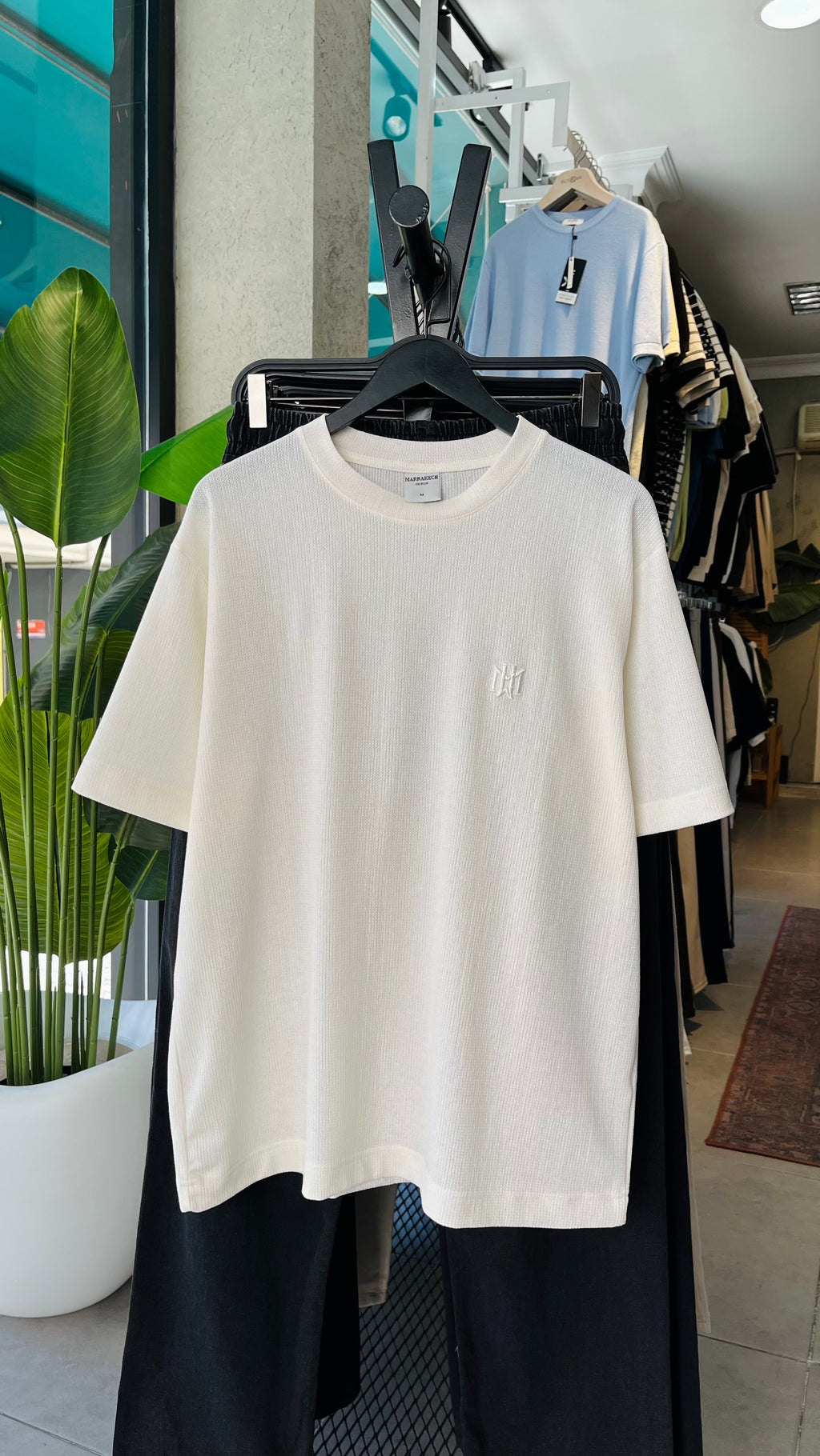 Oversize Beyaz Tshirt 9403