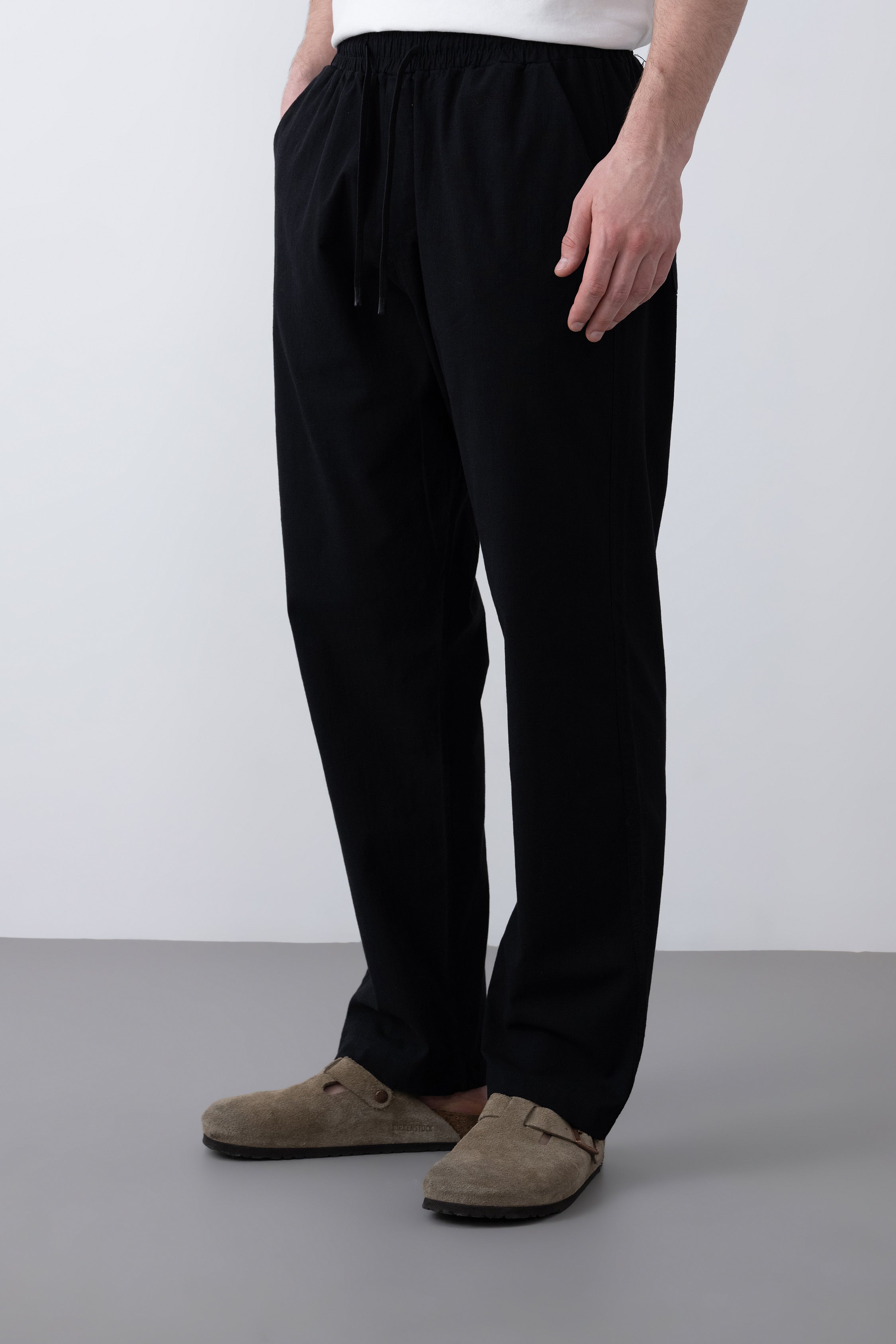 Baggy Siyah Pantolon 6199