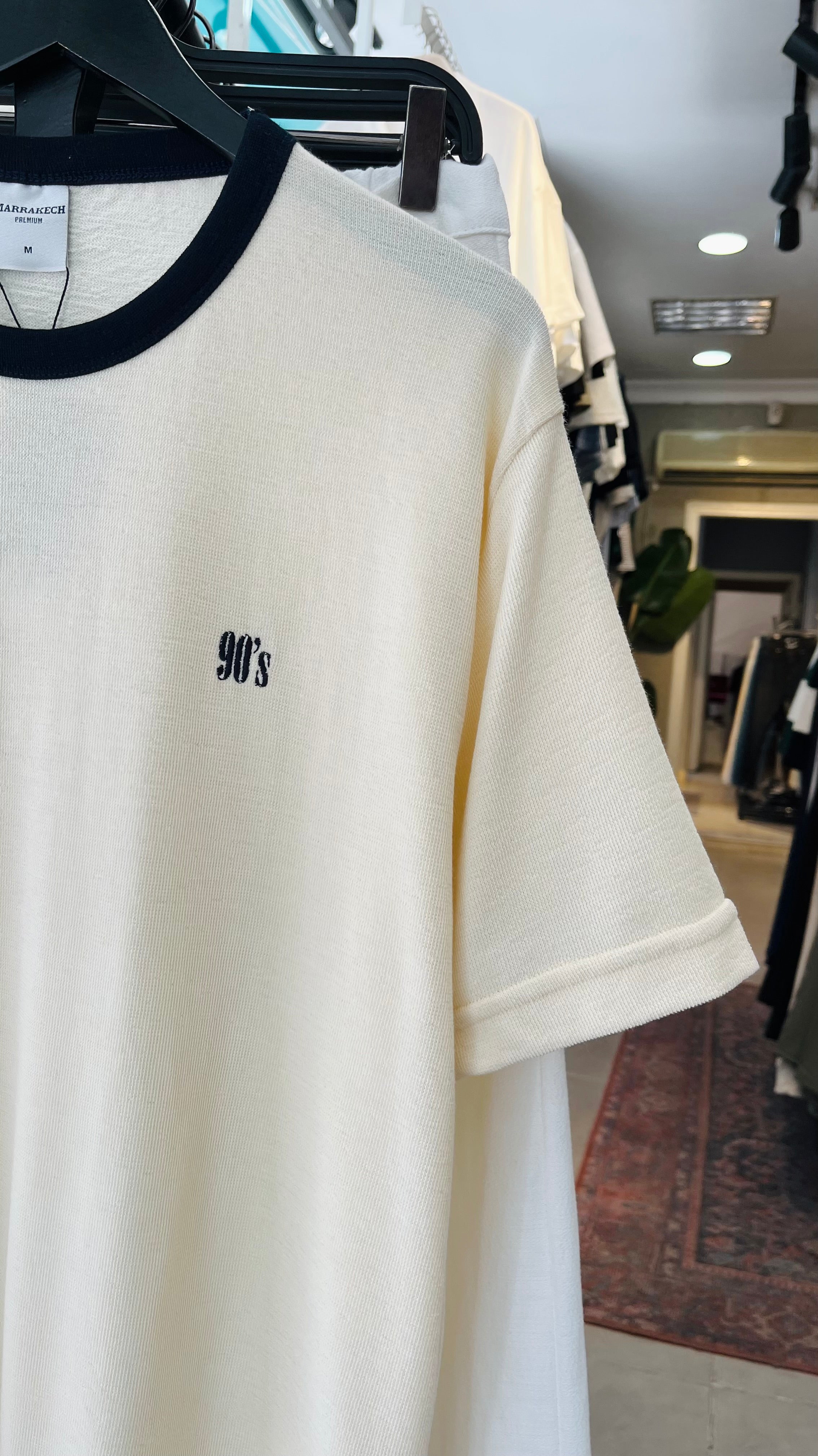 Oversize 90's Bej Tshirt – Bej 9342