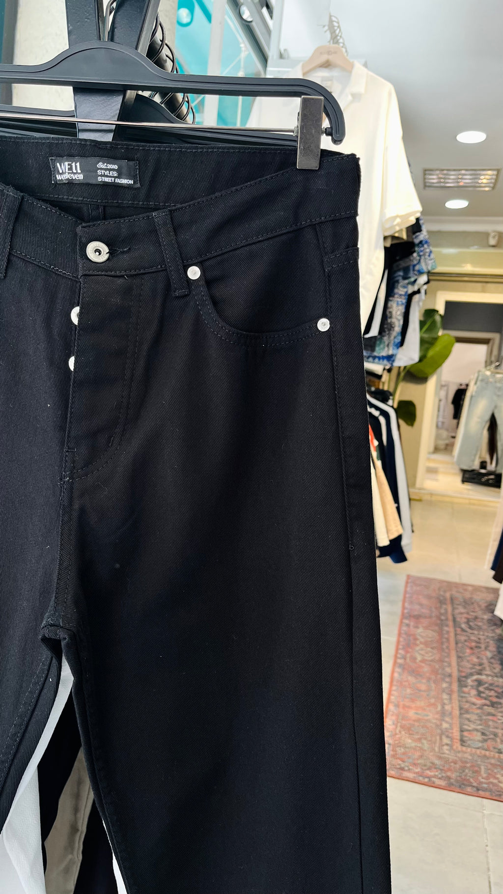 Baggy Siyah Jean 3275