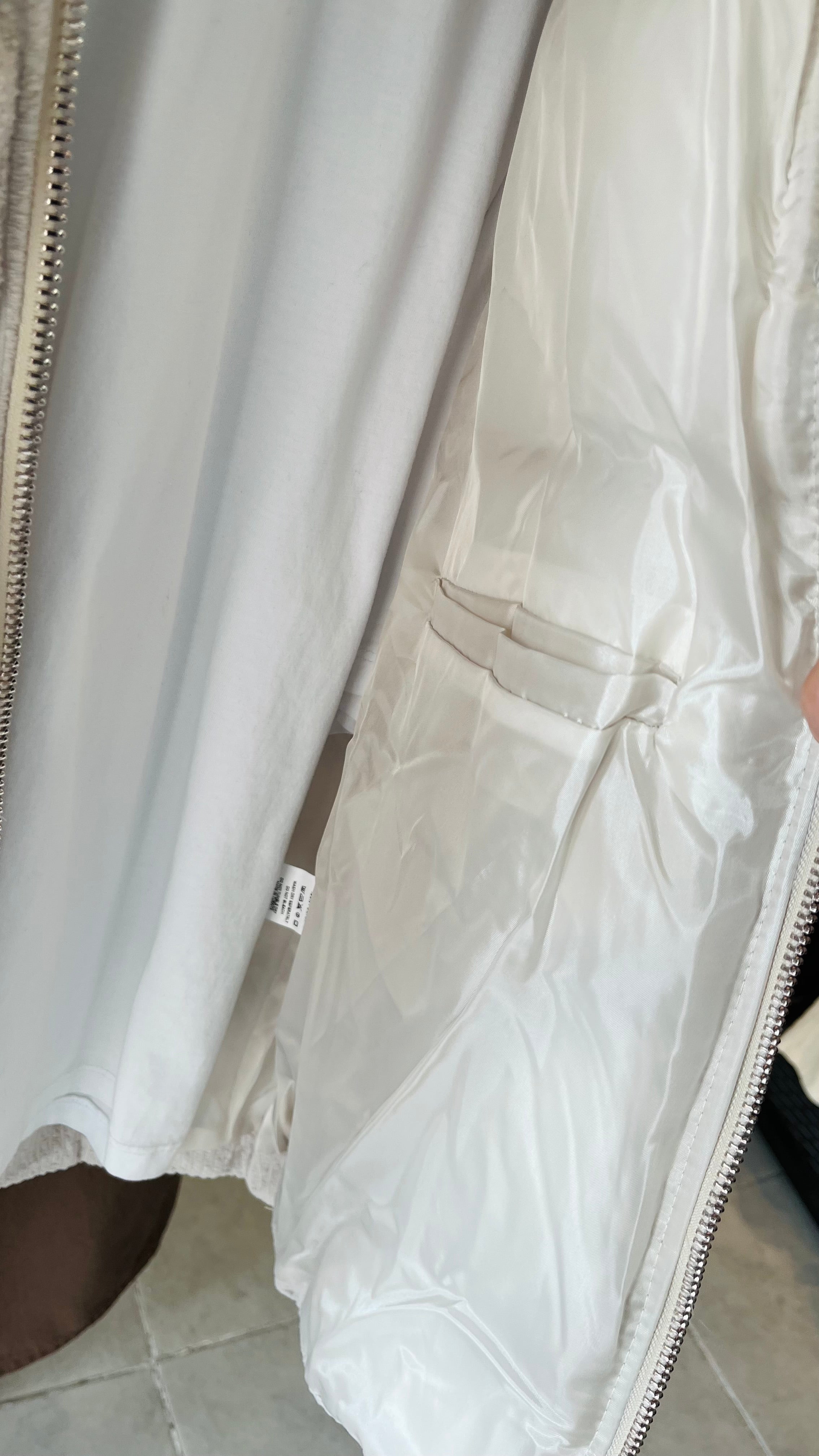 Fitilli Taş Rengi Şişme Mont 2057