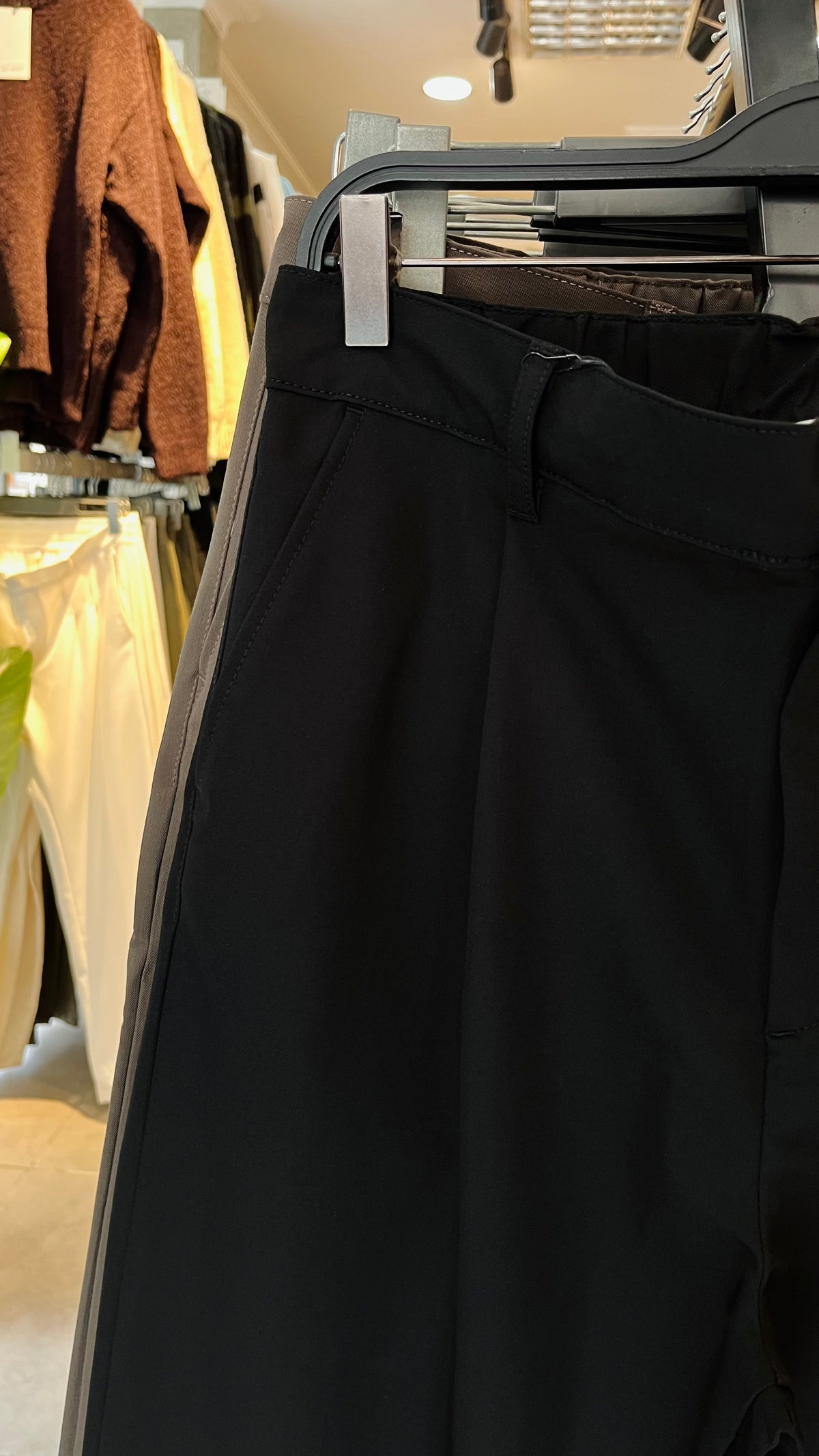 Baggy Premium Kumaş Siyah Pantolon  6242