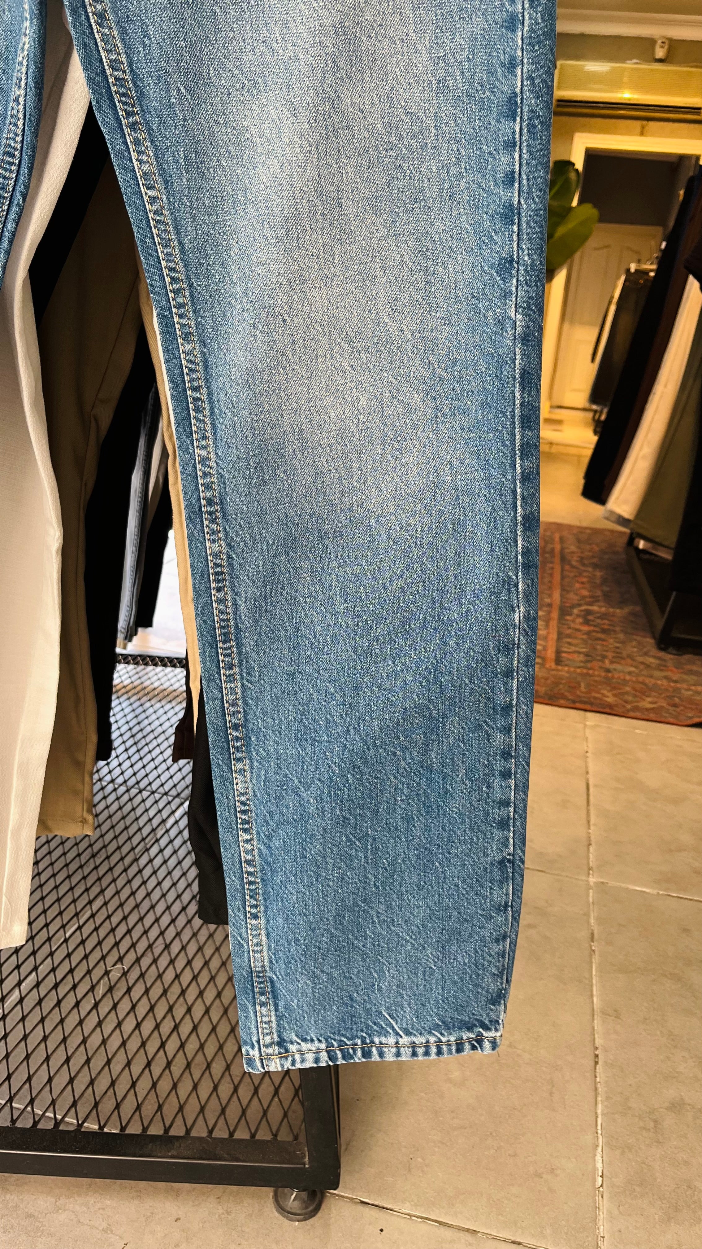 Baggy Mavi Yırtıklı Jean 3307