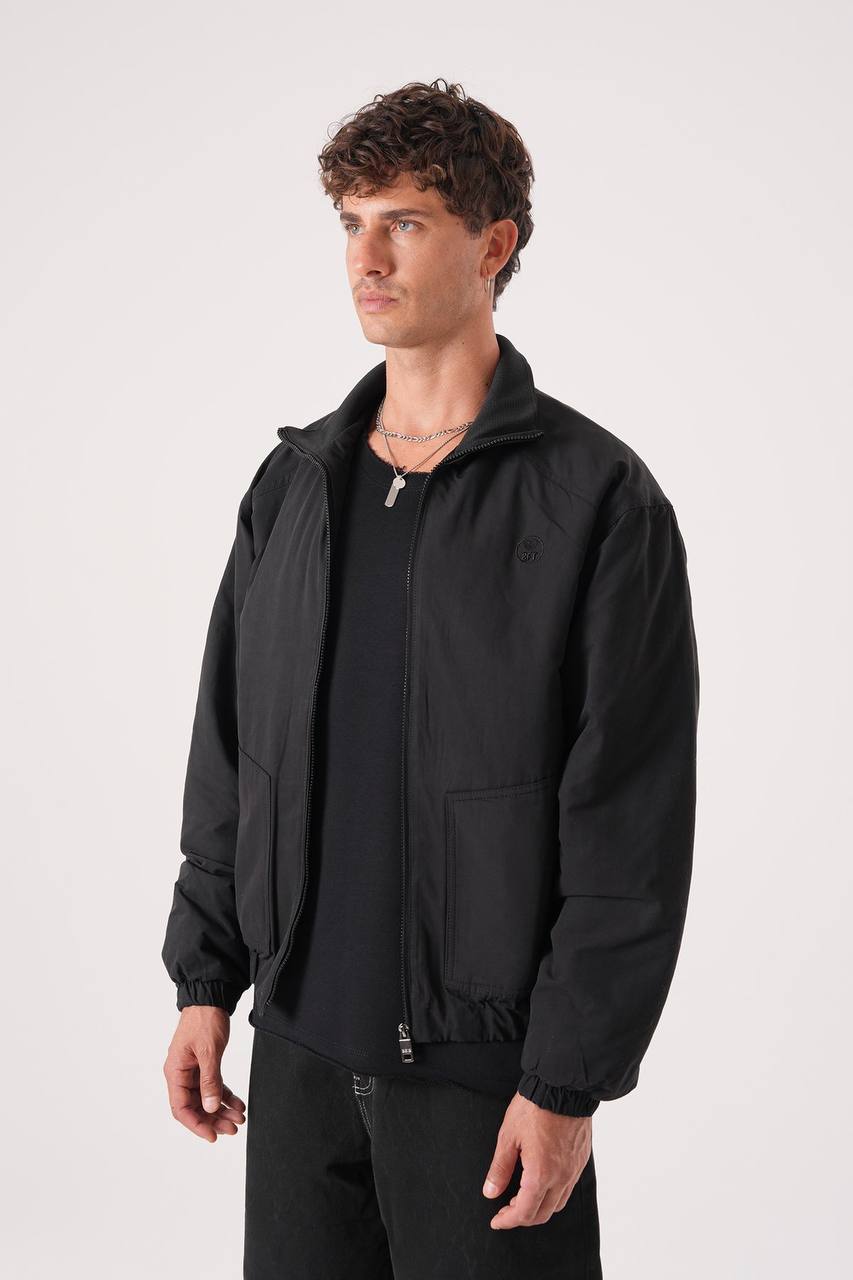 Oversize Siyah Mont 2041