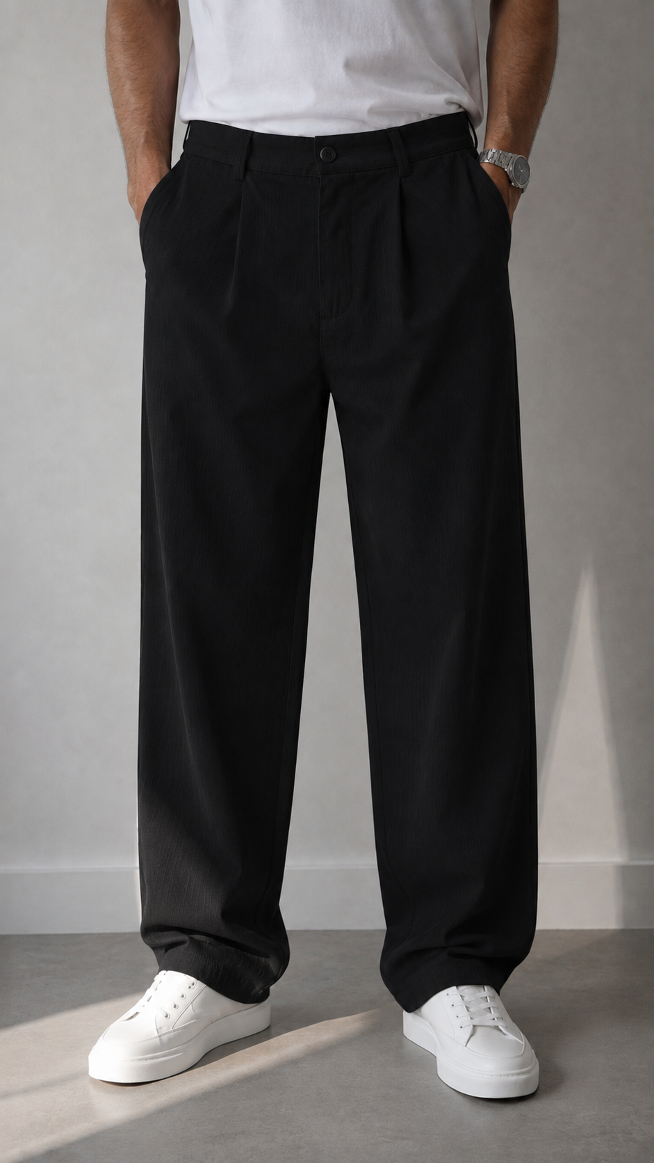 Baggy Siyah Pantolon 6225