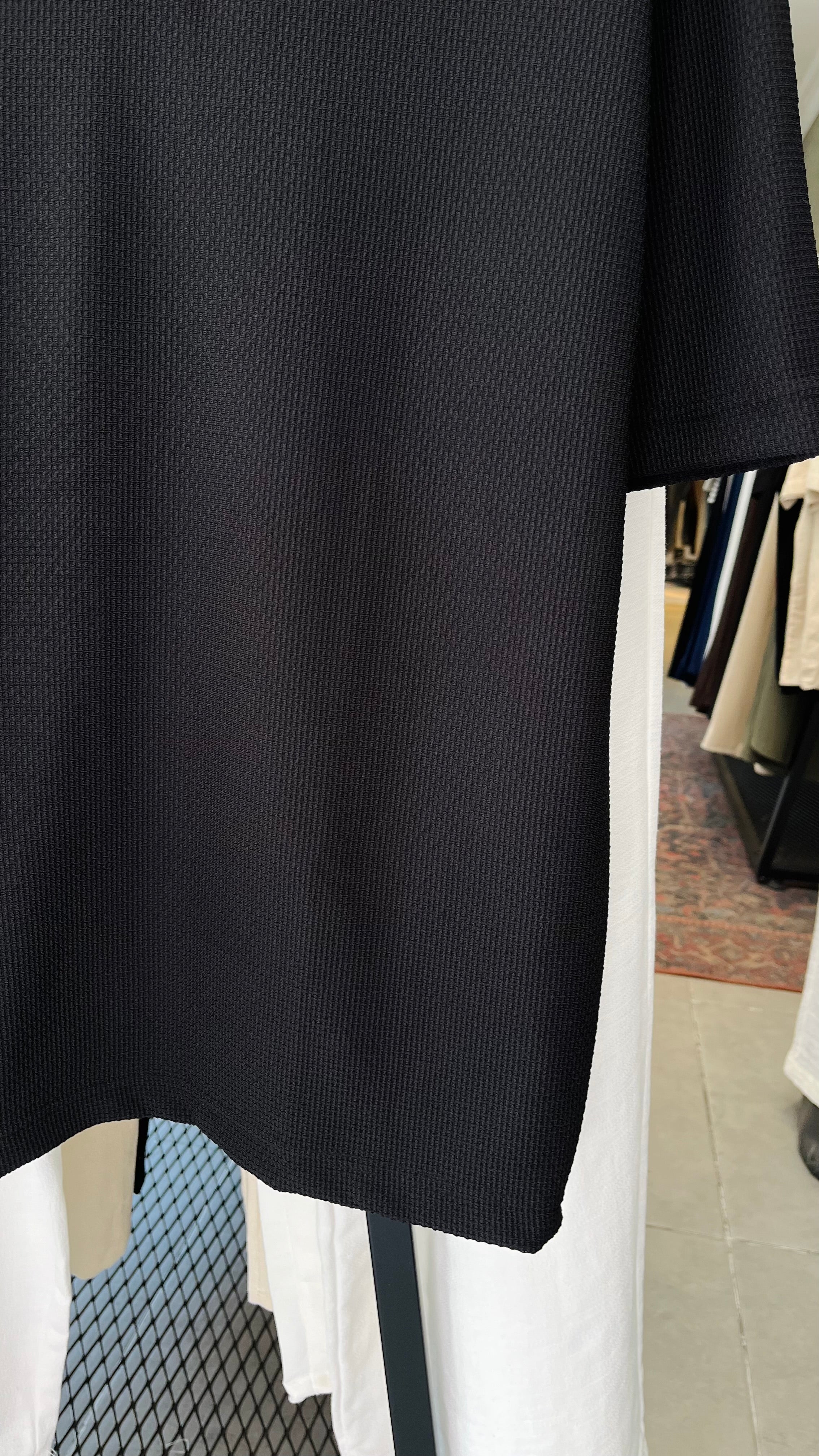 Oversize Siyah Yakalı Tshirt – Siyah 9333