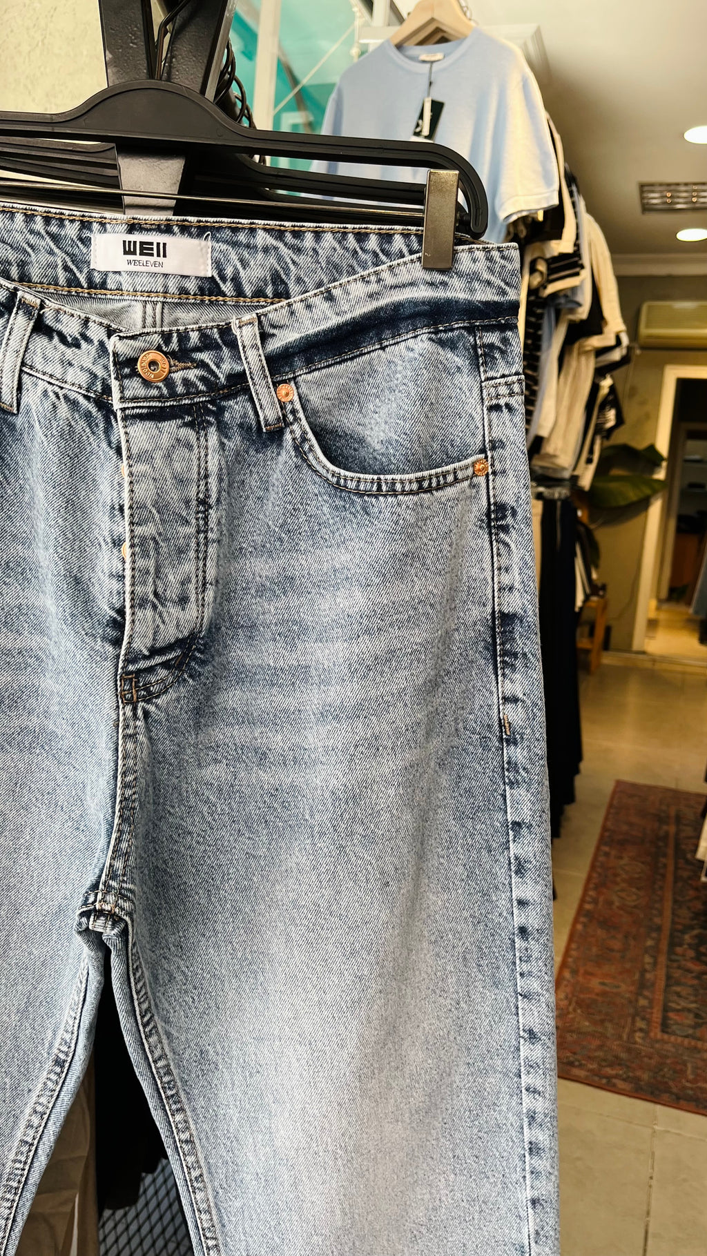 Baggy Açık Mavi Jean 3341