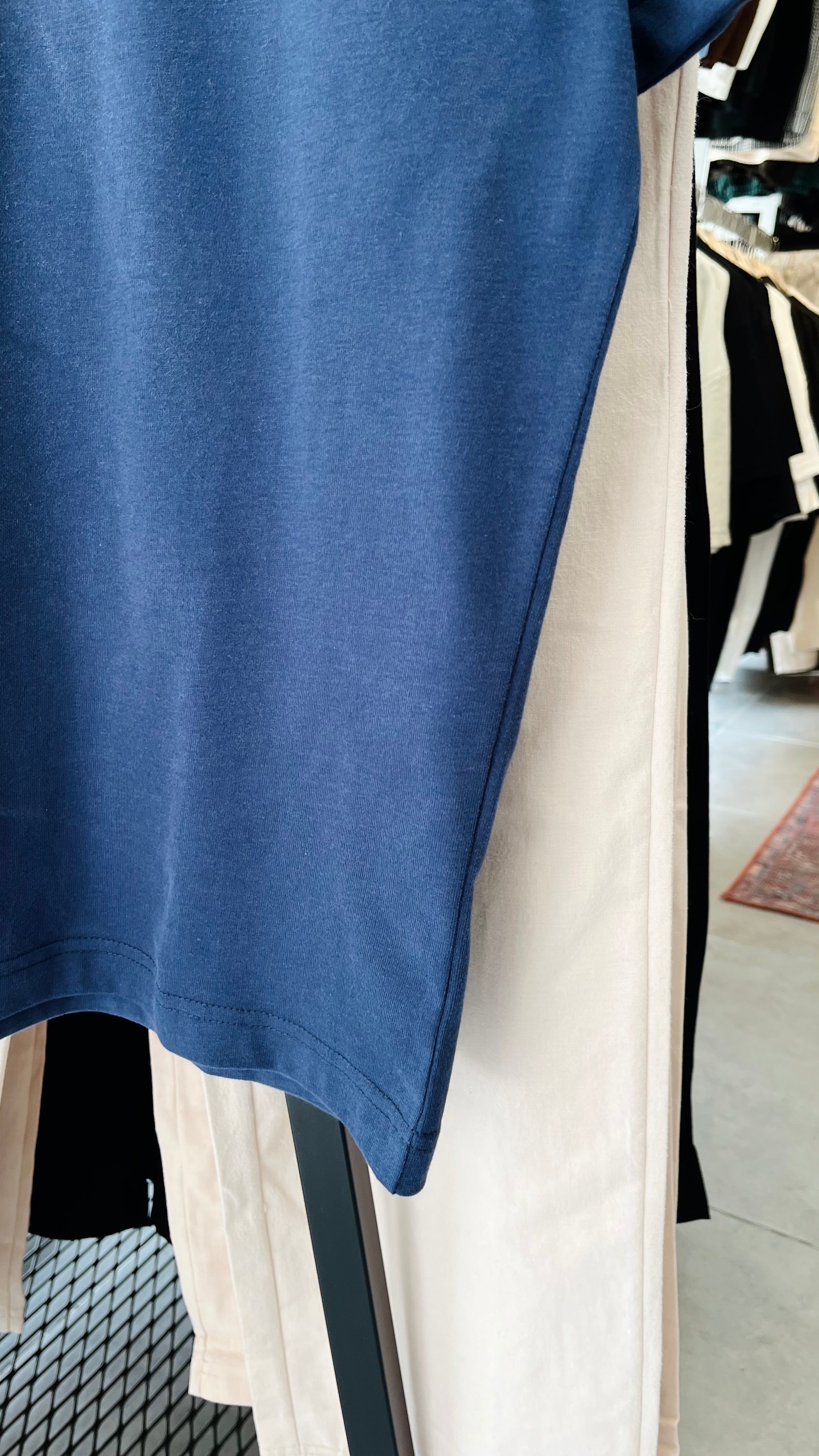 Oversize 111 Lacivert Yıkamalı Tshirt – Lacivert 9262