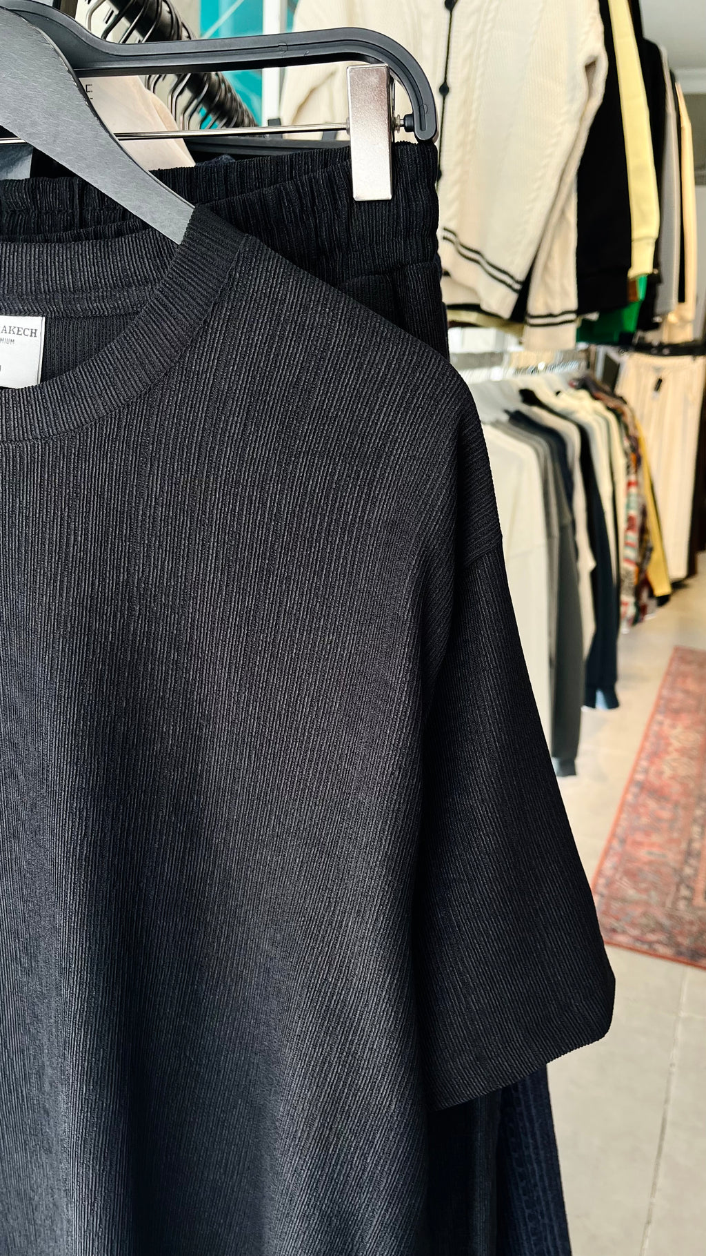 Oversize Siyah T-Shirt – Siyah 9216