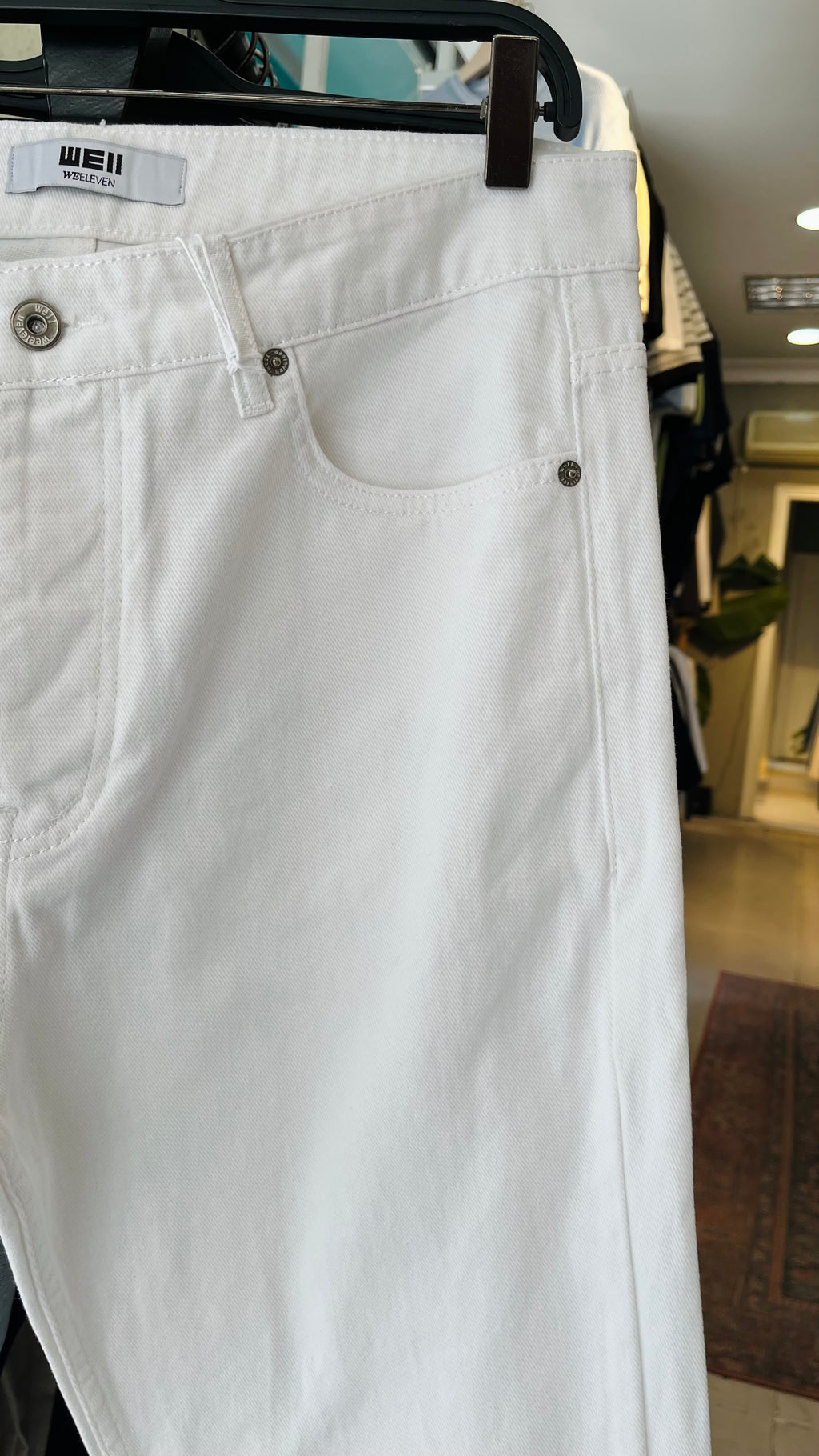 Baggy Beyaz Jean 3337