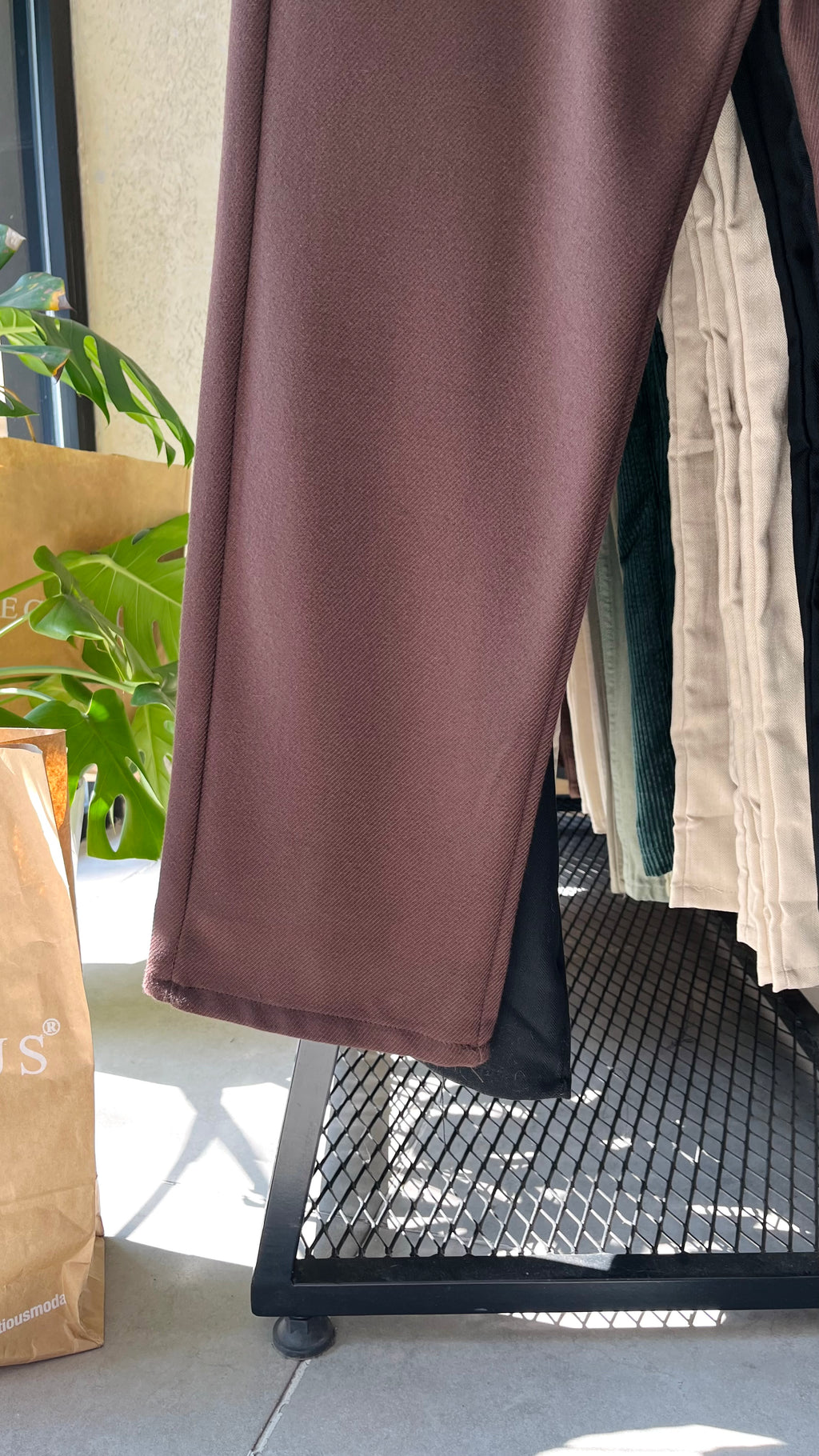 Baggy Kahverengi Kalın Pantolon 6156