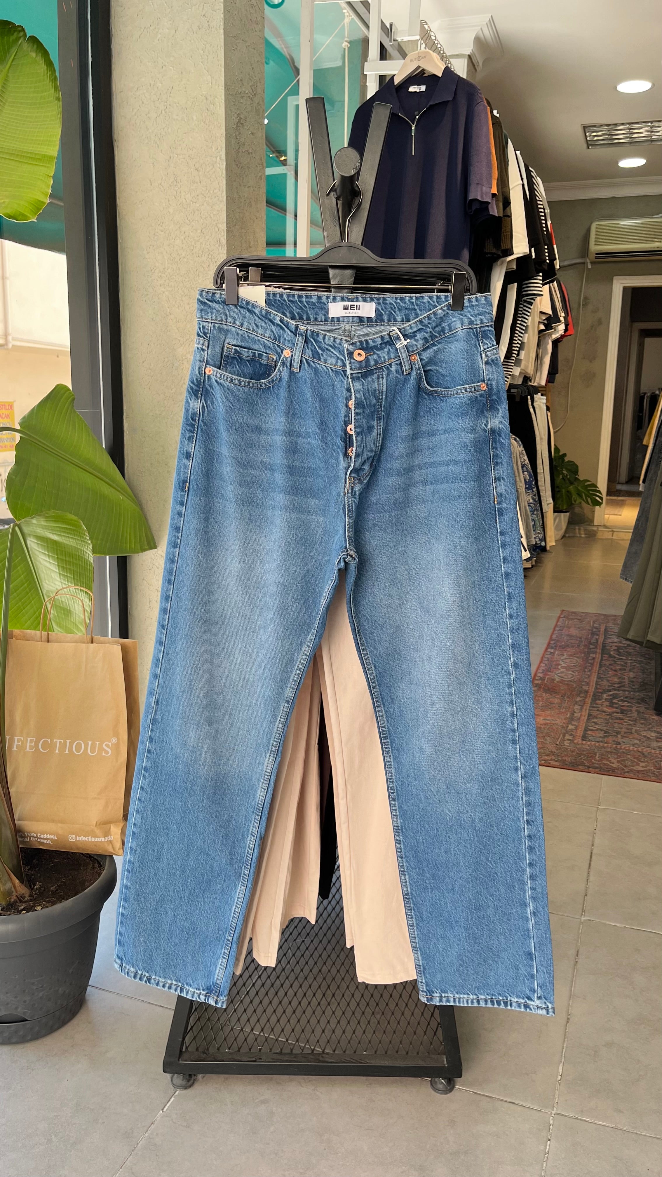 Baggy Mavi Jean 3301