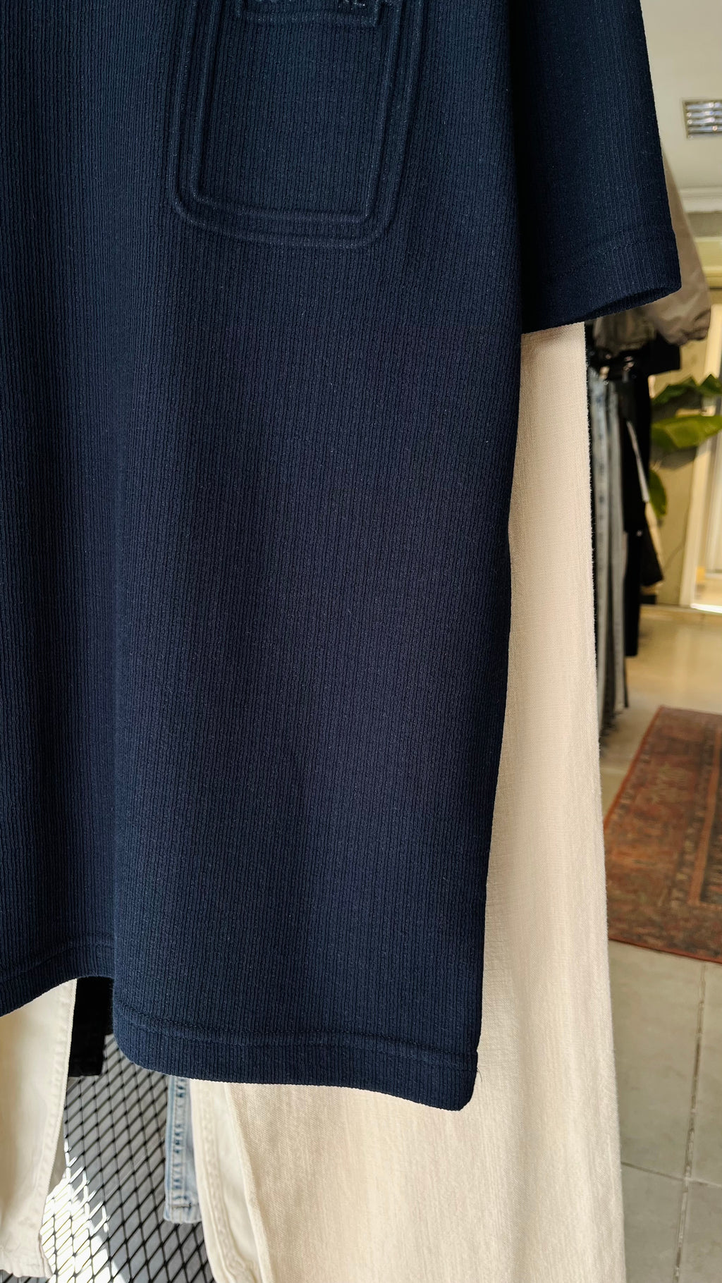 Oversize Lacivert Tshirt 9362