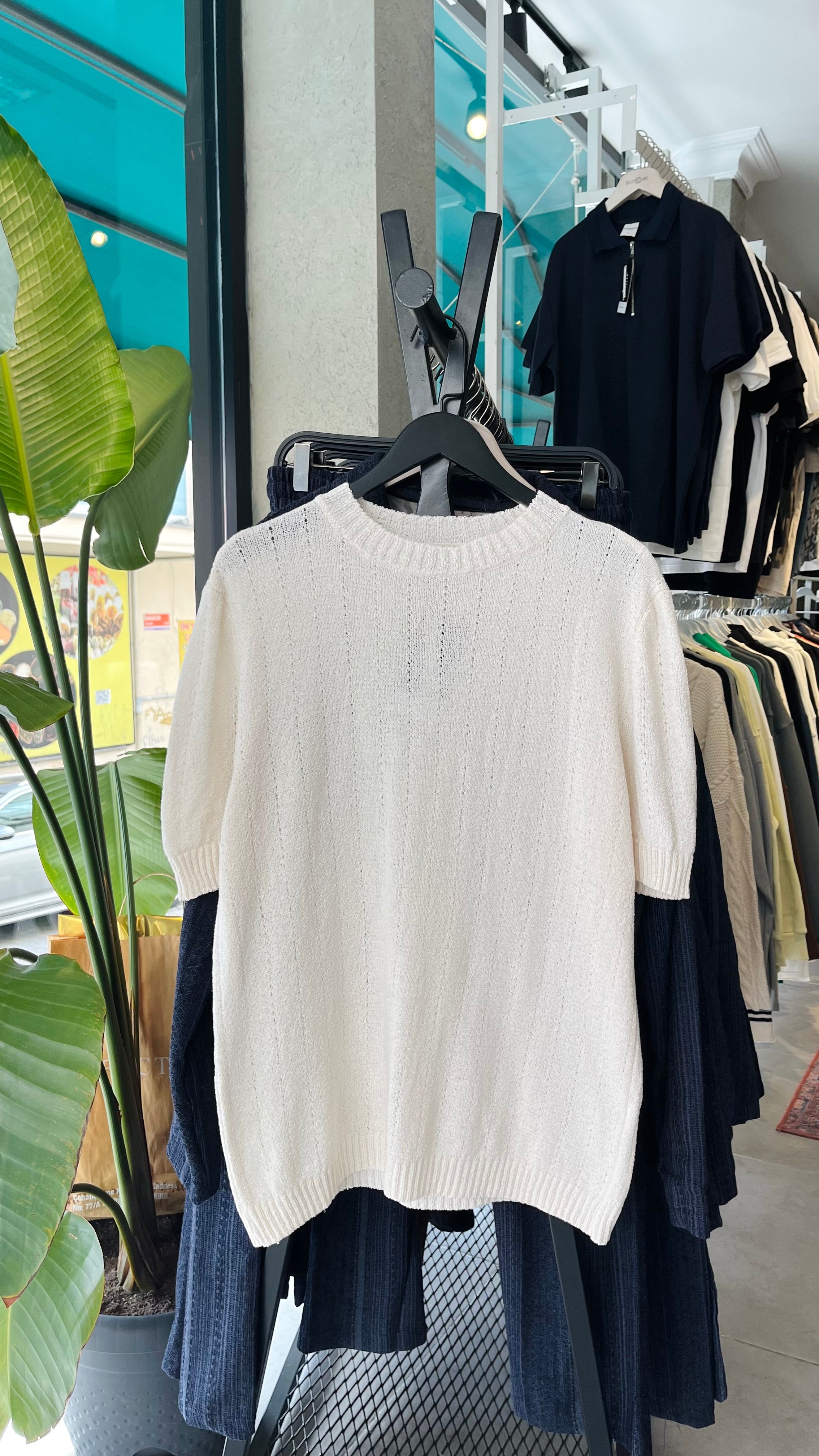 Regular bej triko tshirt – Bej 9223