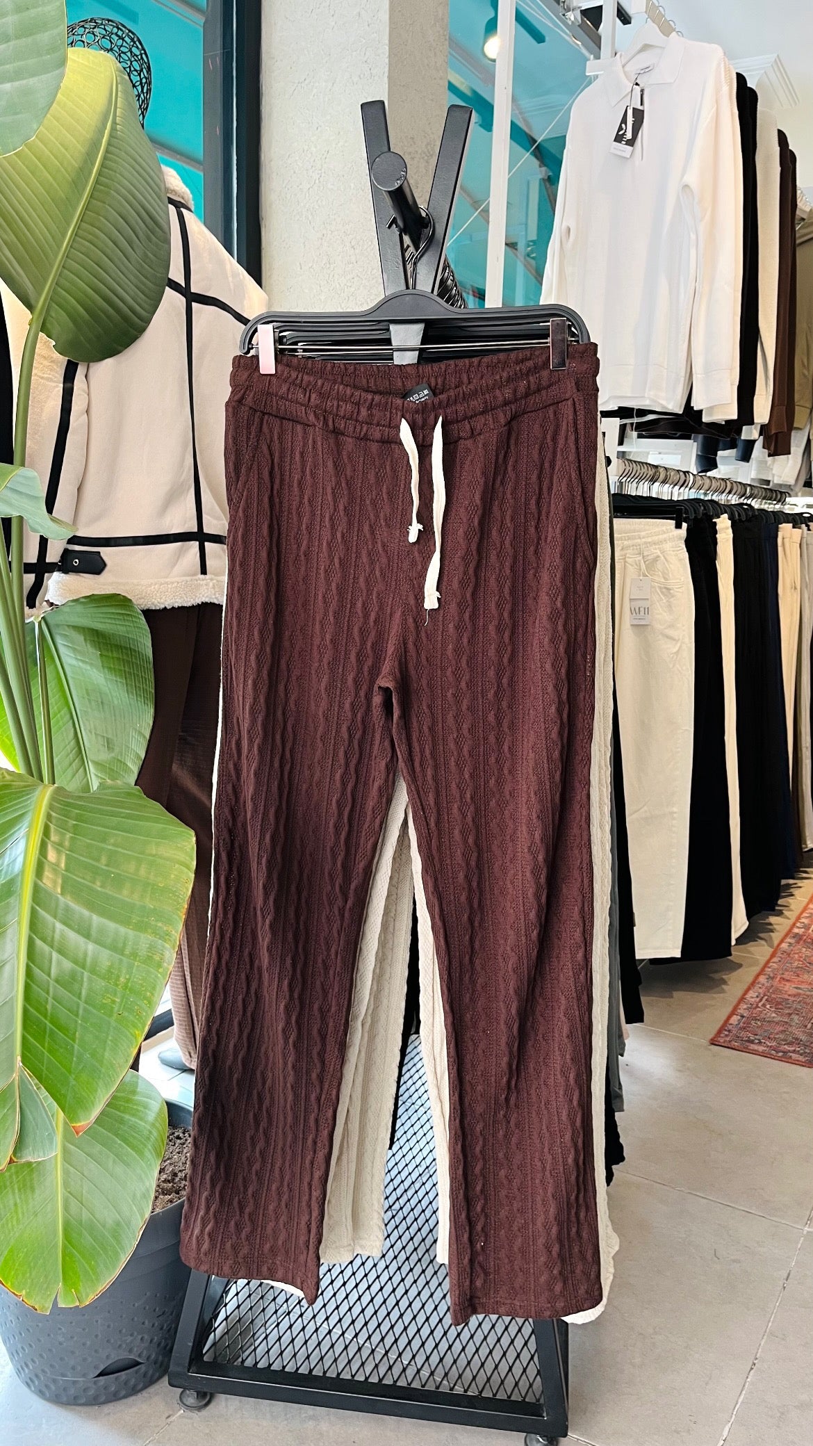 Kahverengi Triko Pantolon Kampanyalı K-116