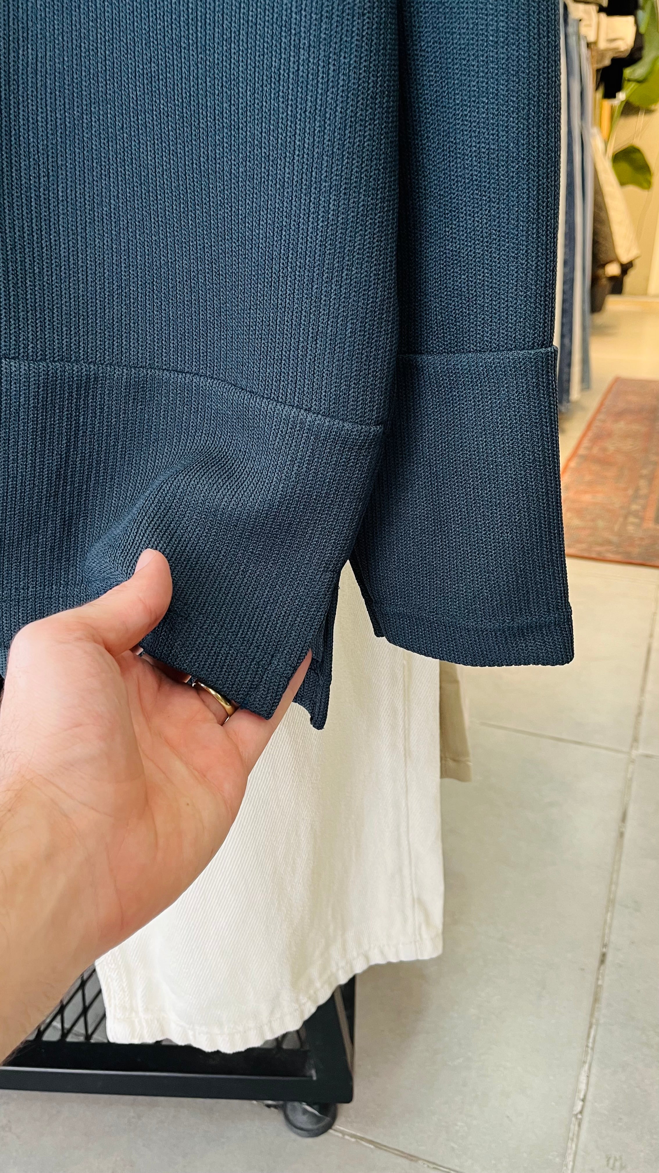 Oversize Petrol Mavisi Sweatshirt 5005