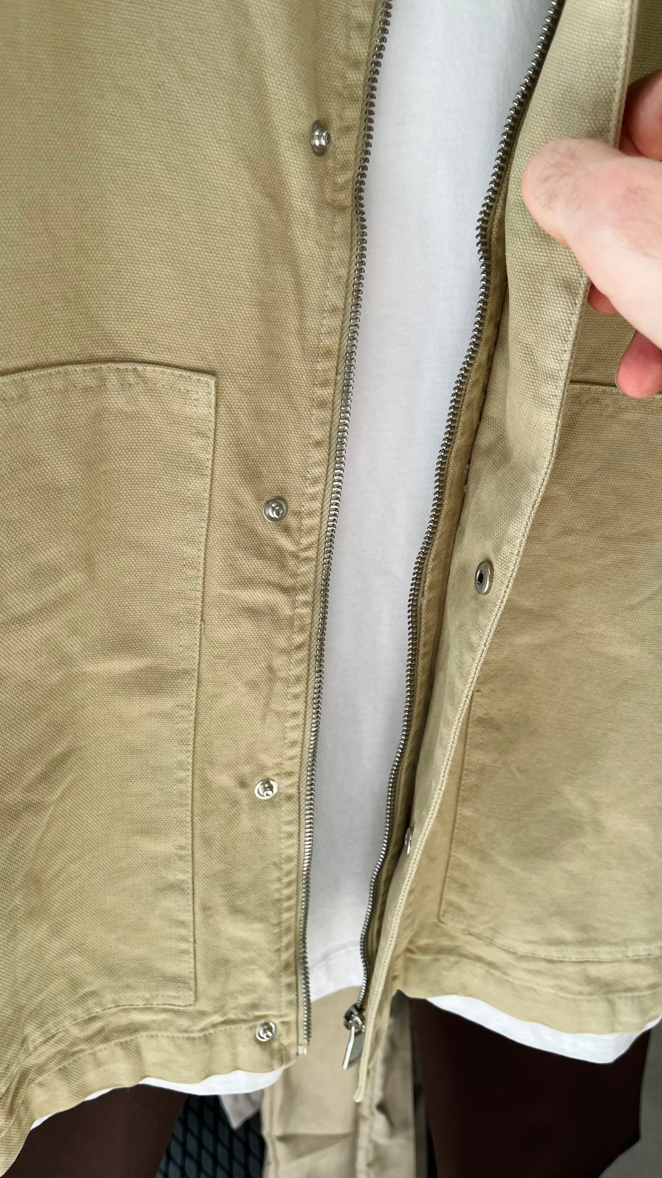 Bej Yakası Kahverengi Gabardin Ceket 2040