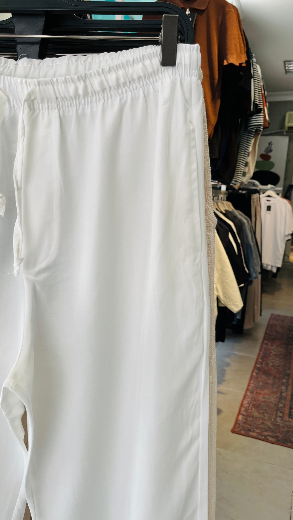 Baggy Beyaz Pantolon - Beyaz 6142