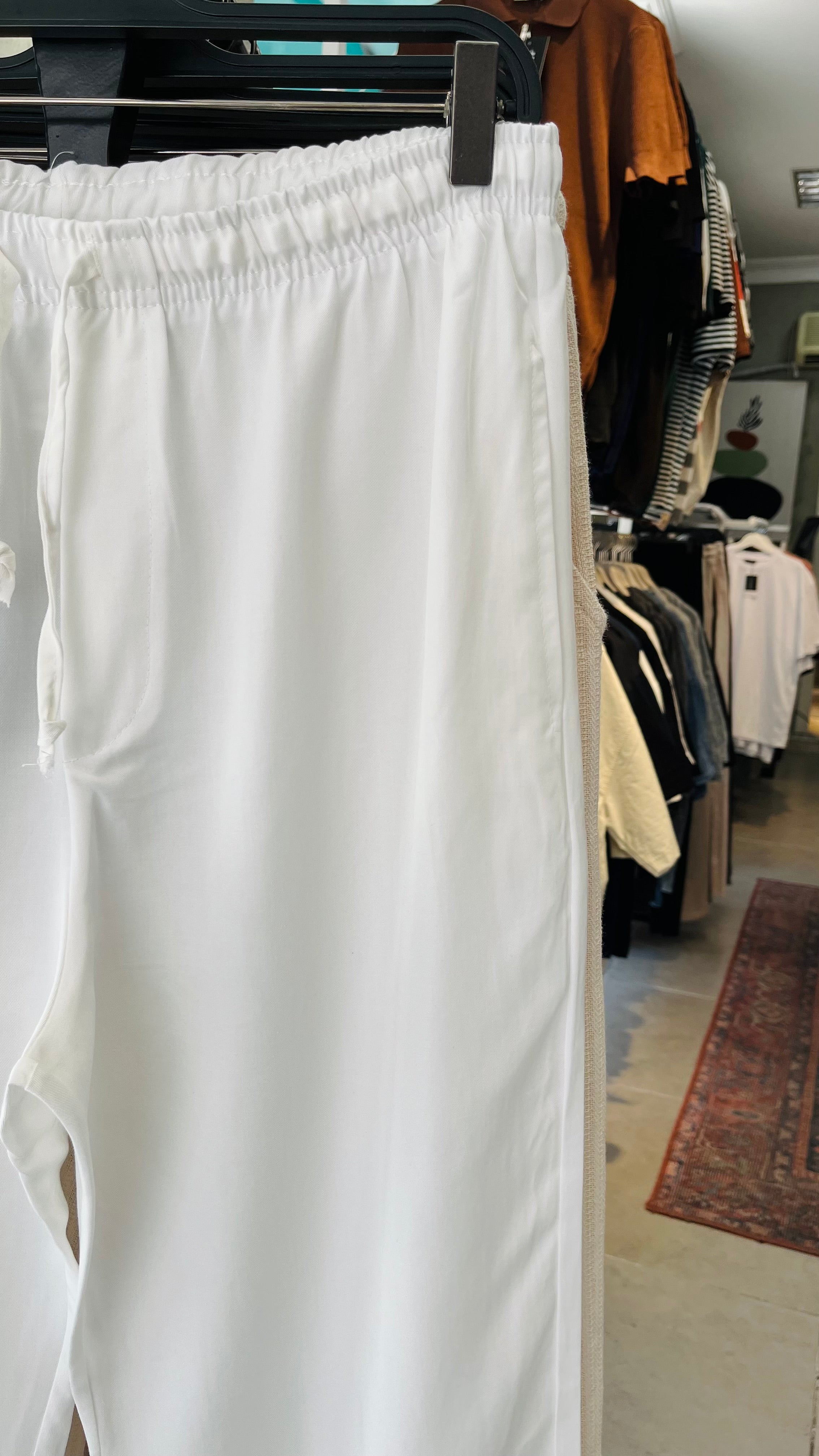 Baggy Beyaz Pantolon - Beyaz 6142