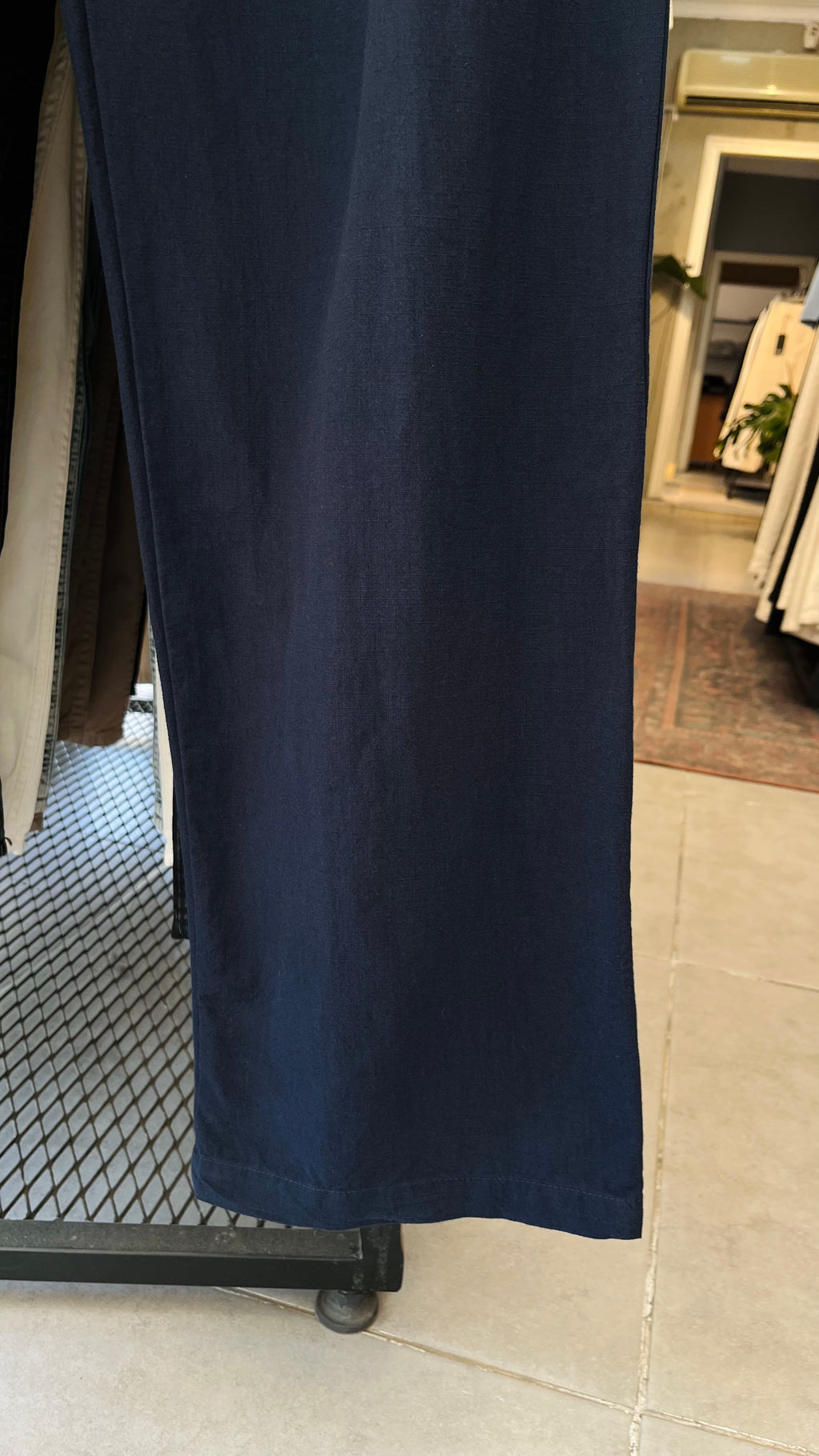 Baggy Lacivert Keten Pantolon 6233
