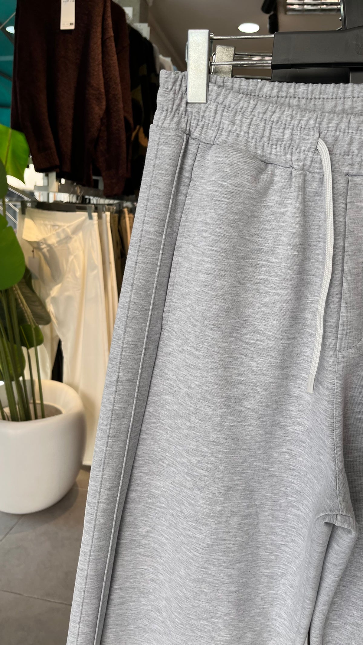 Baggy Yanları Detaylı Gri Eşofman 6243