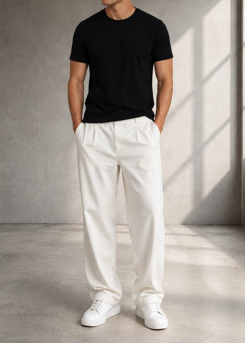 Siyah İnce Pamuklu Triko Tshirt 9458