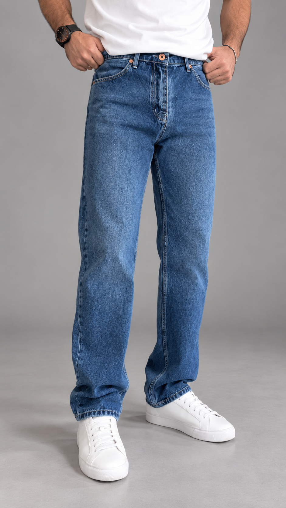 Baggy Mavi Jean 3347
