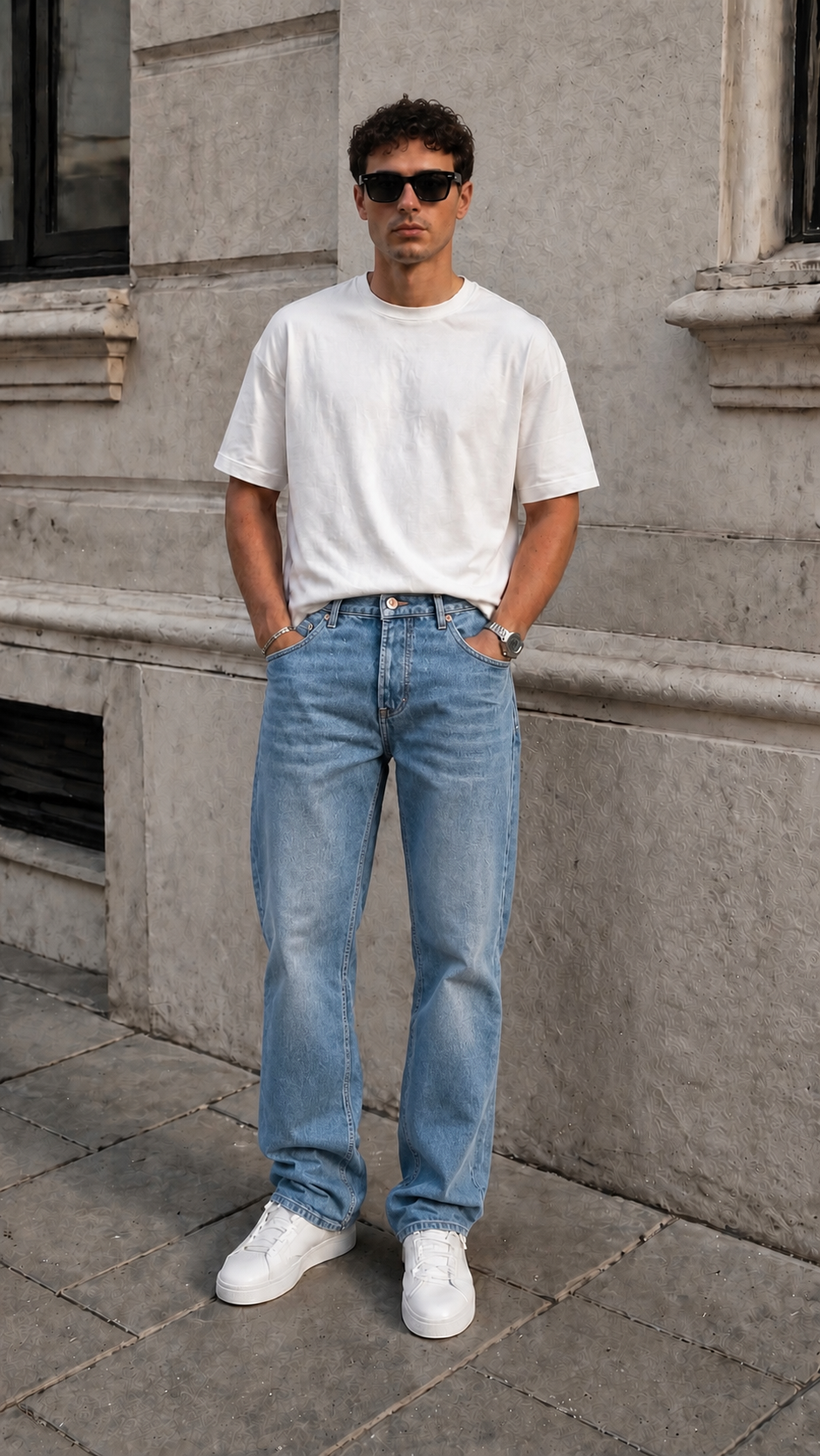 Baggy Mavi Jean 3301