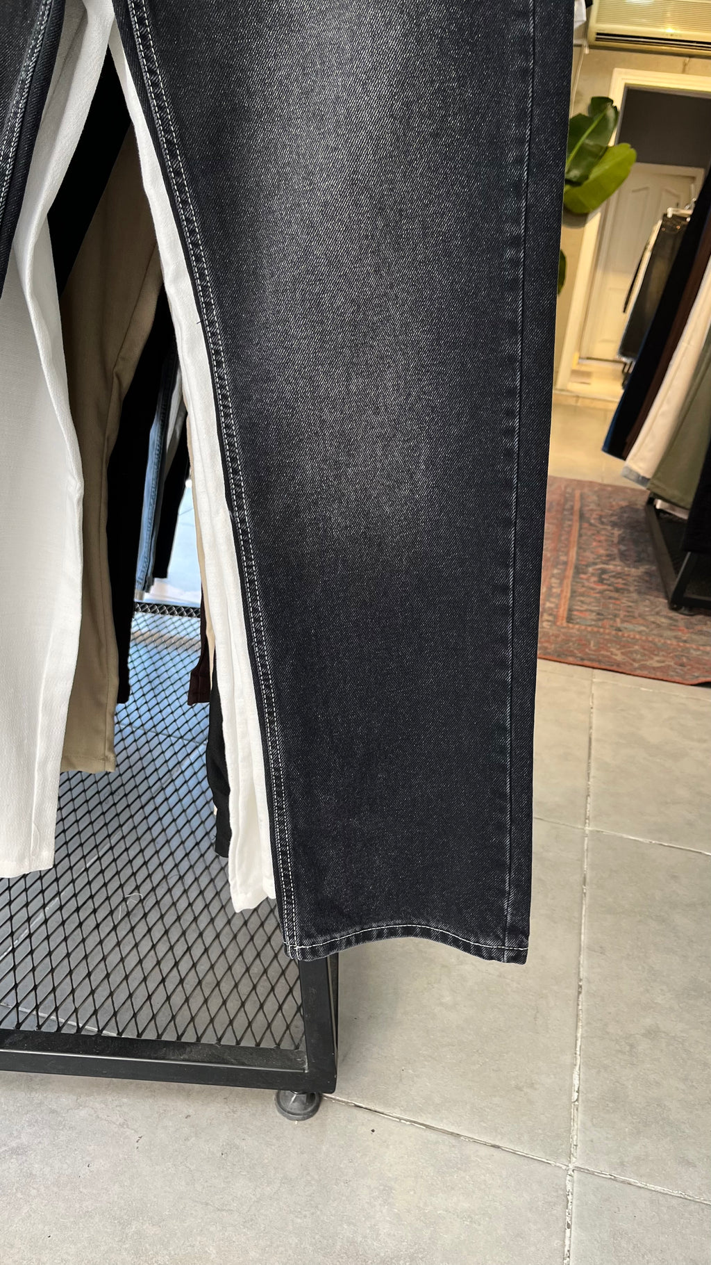 Baggy Antresit Yıkamalı Jean 3308