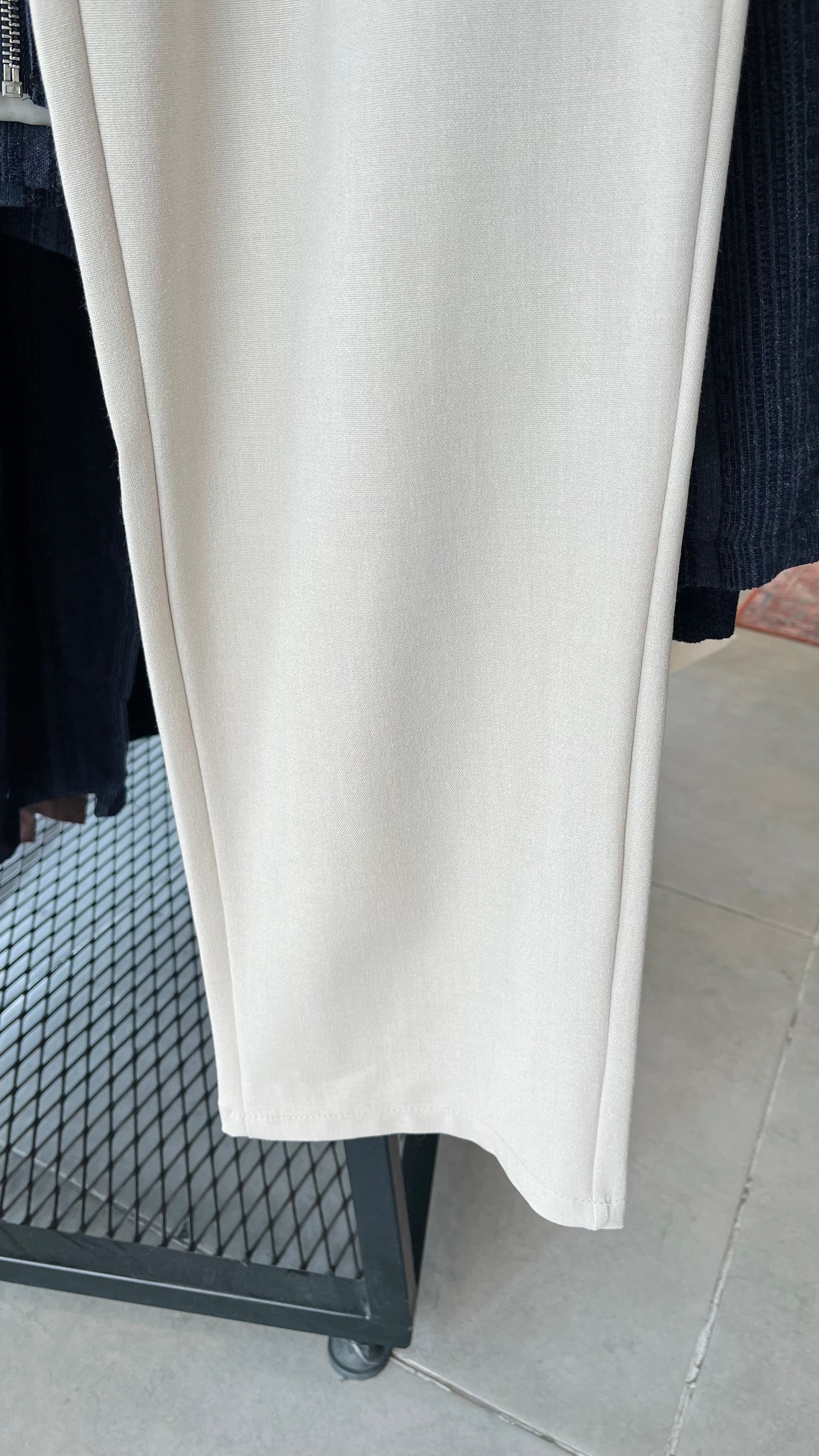 Erkek Baggy Kumaş Pantolon - Bej 6090