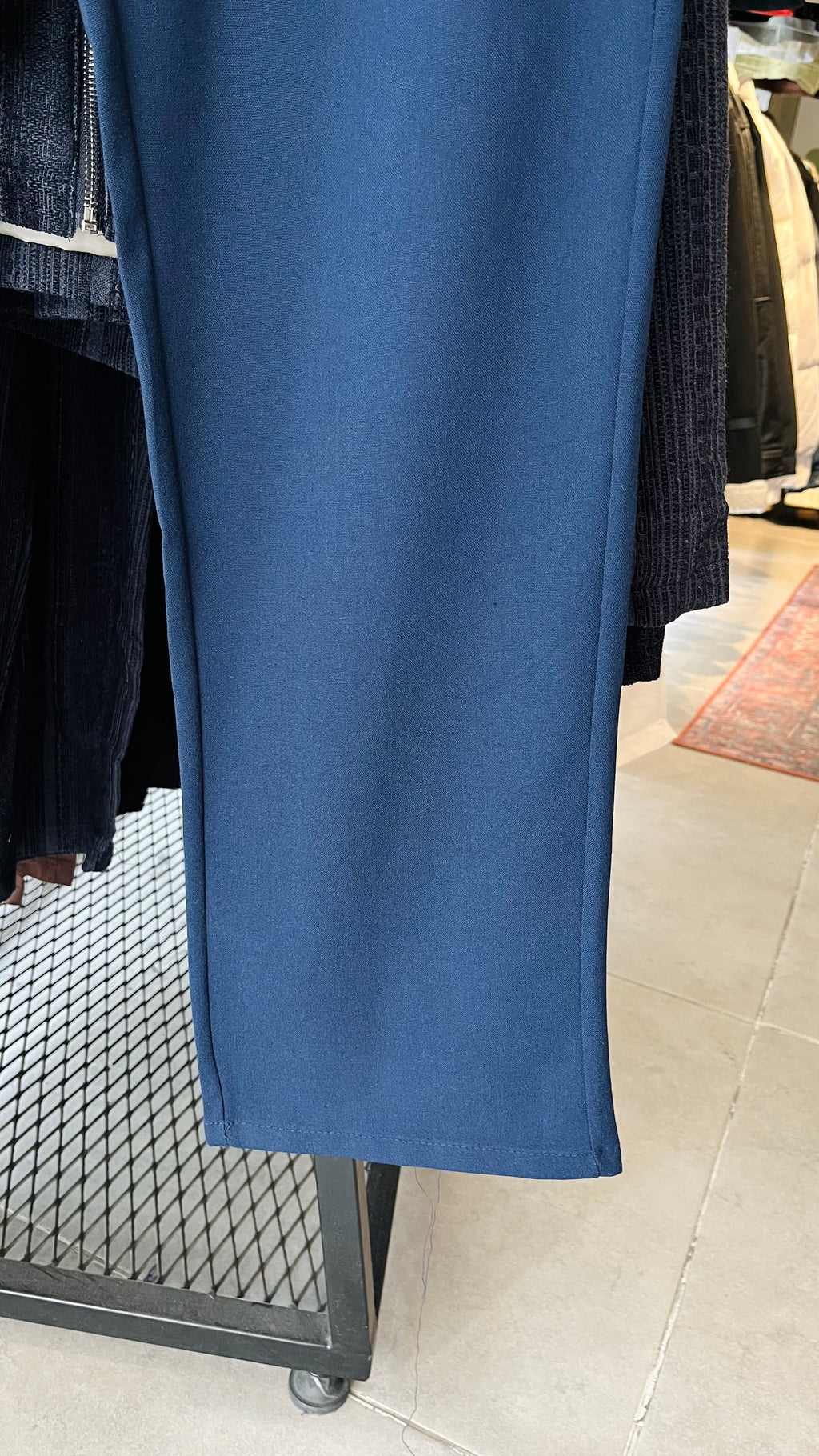 Erkek Baggy Kumaş Pantolon - Lacivert 6093