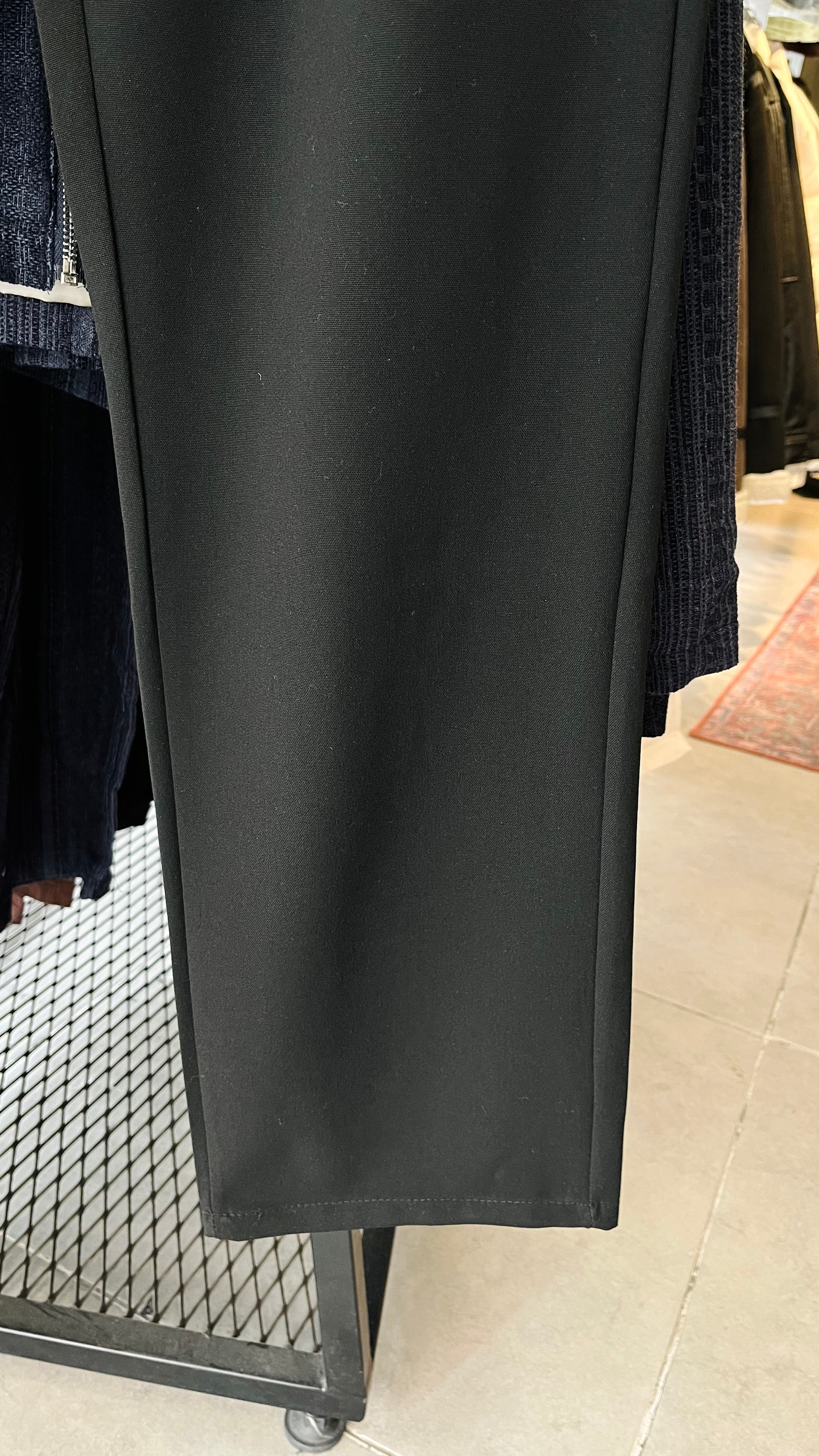 Erkek Baggy Kumaş Pantolon - Siyah 6094