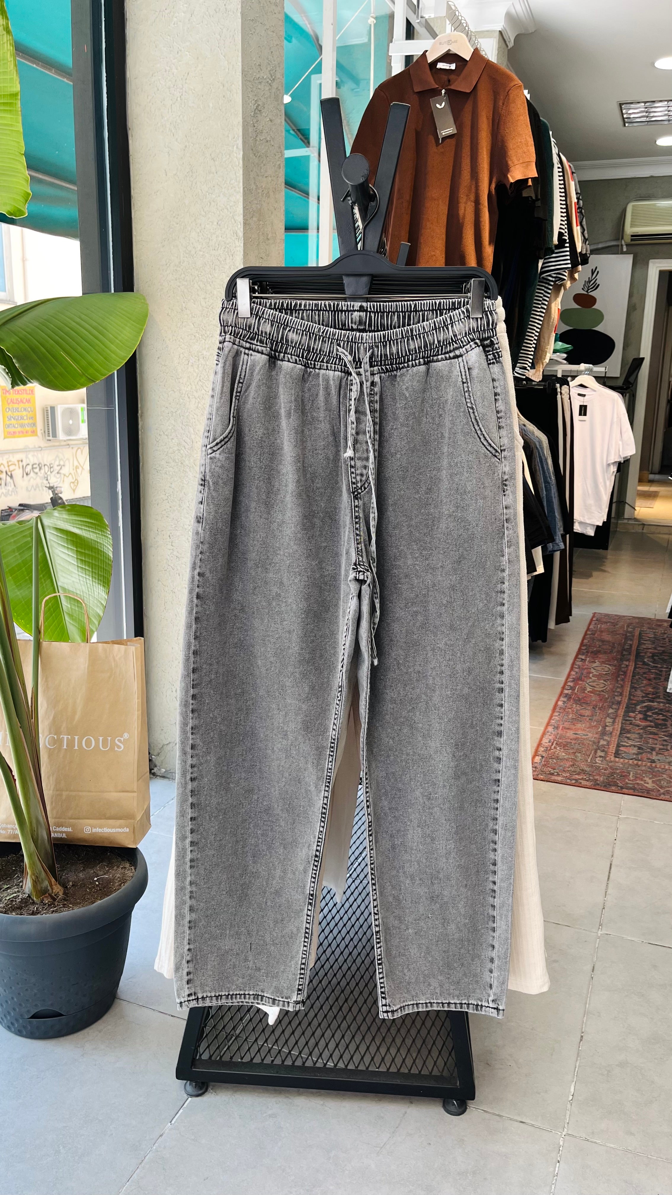 Erkek Gabardin Pantolon – Gri