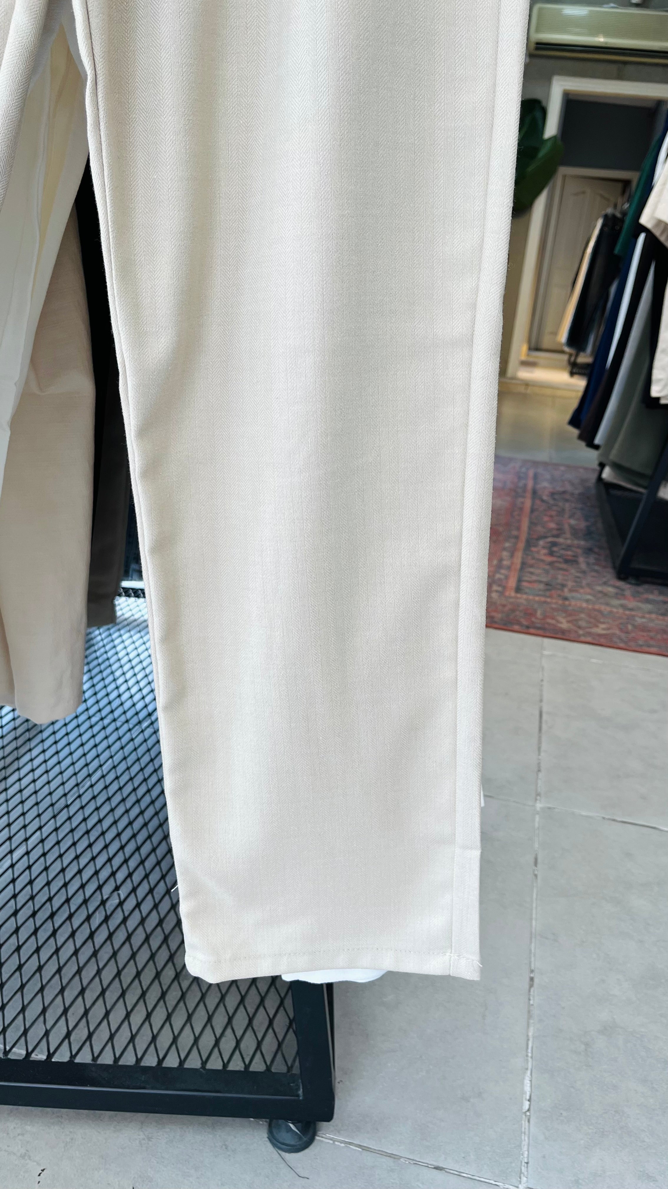 Erkek Baggy Pantolon – Bej Rengi 6136