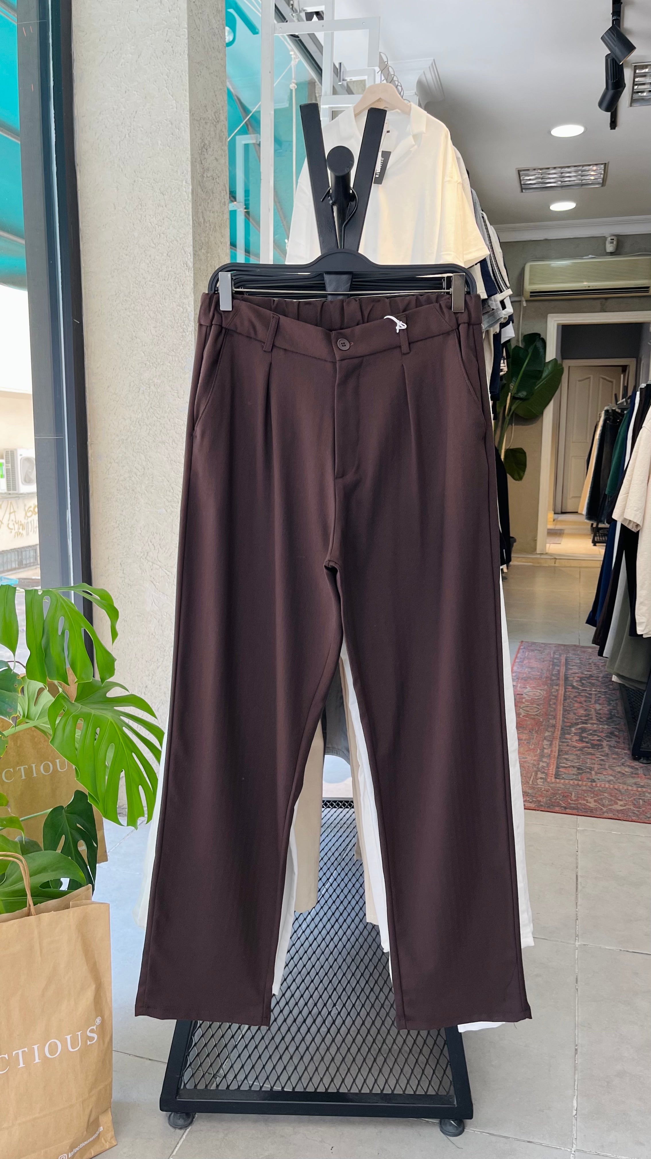 Erkek Baggy Pantolon – Kahverengi 6137