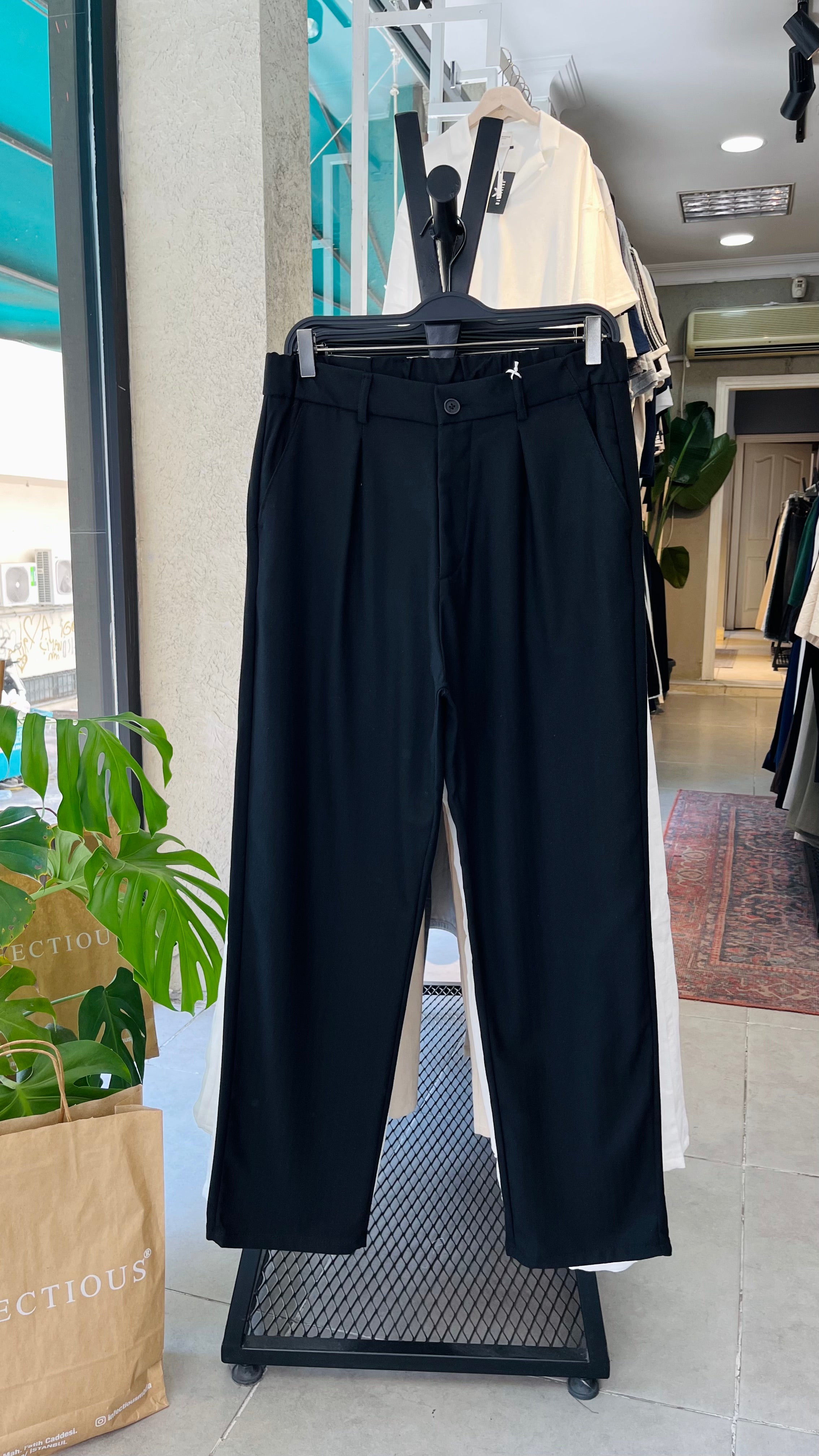 Erkek Baggy Pantolon – Siyah 6138