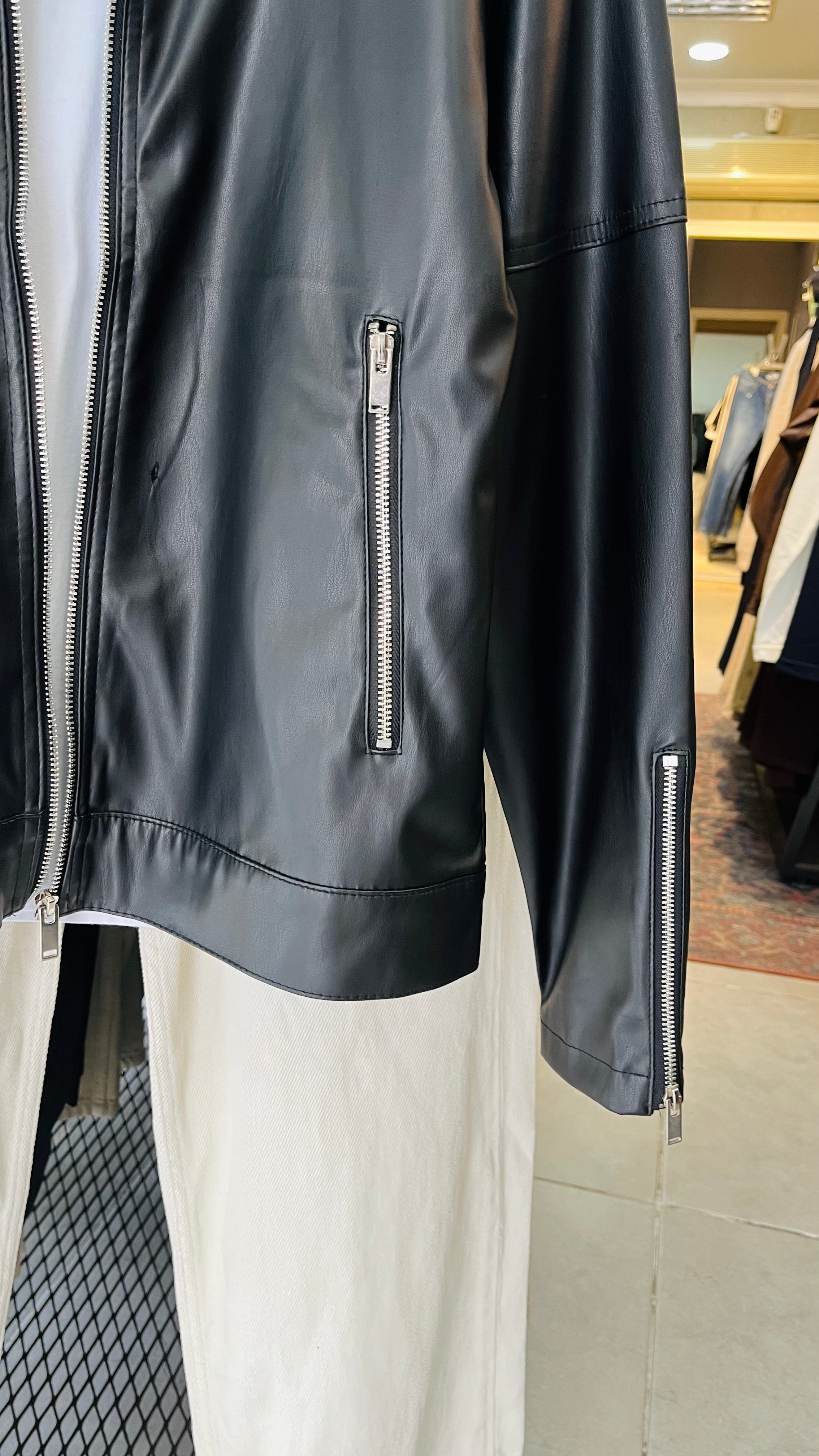 Mevsimlik Deri Ceket (Dar Kalıp) 5014