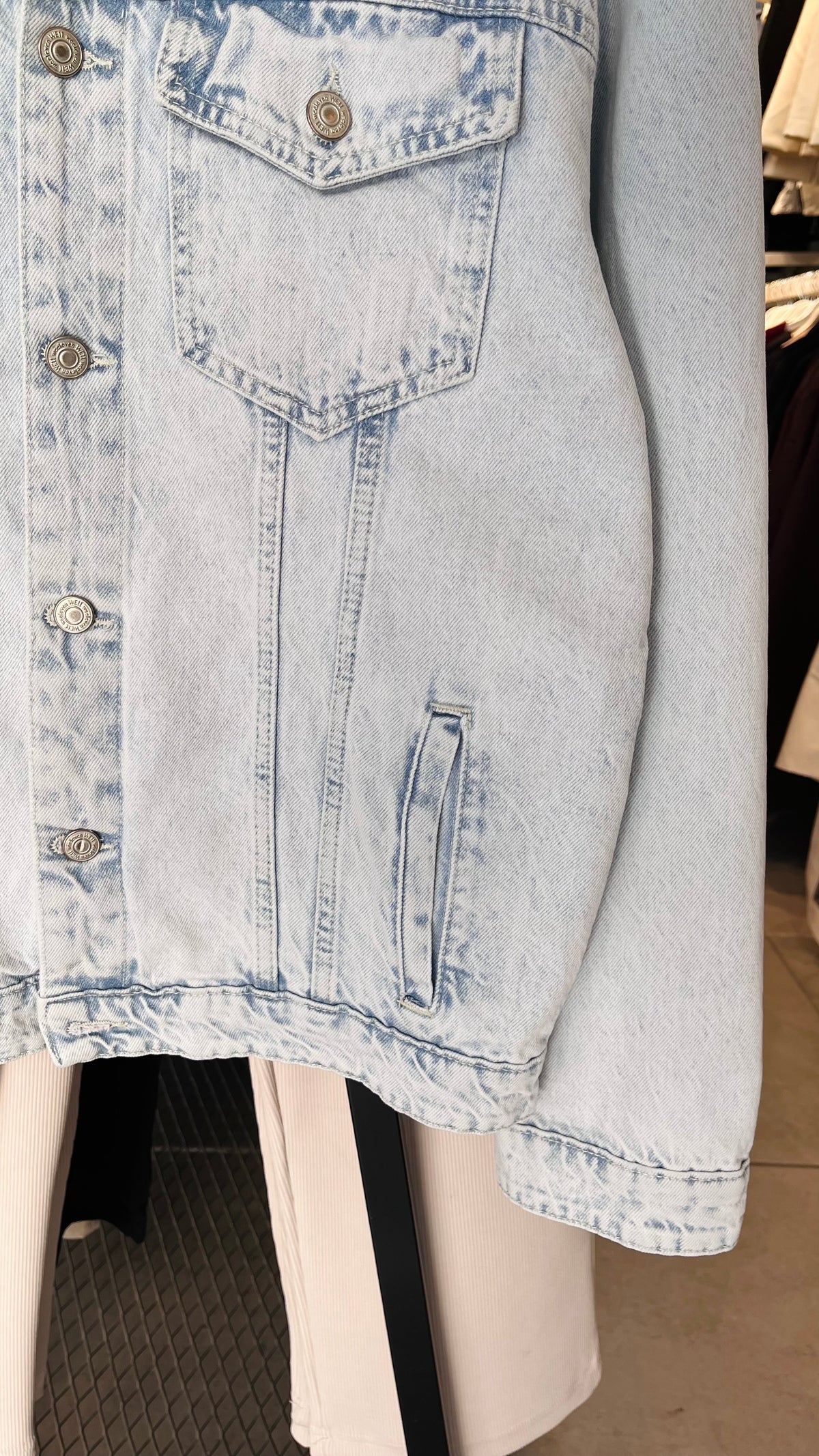 Rahat Kalıp Açık Mavi Kot Ceket 2015