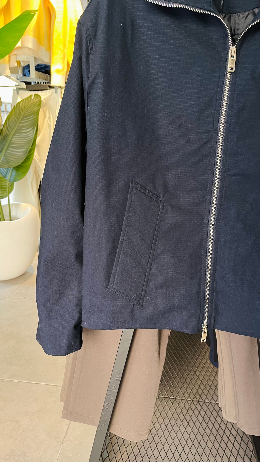 Oversize Dolgu Lacivert Ceket 2031