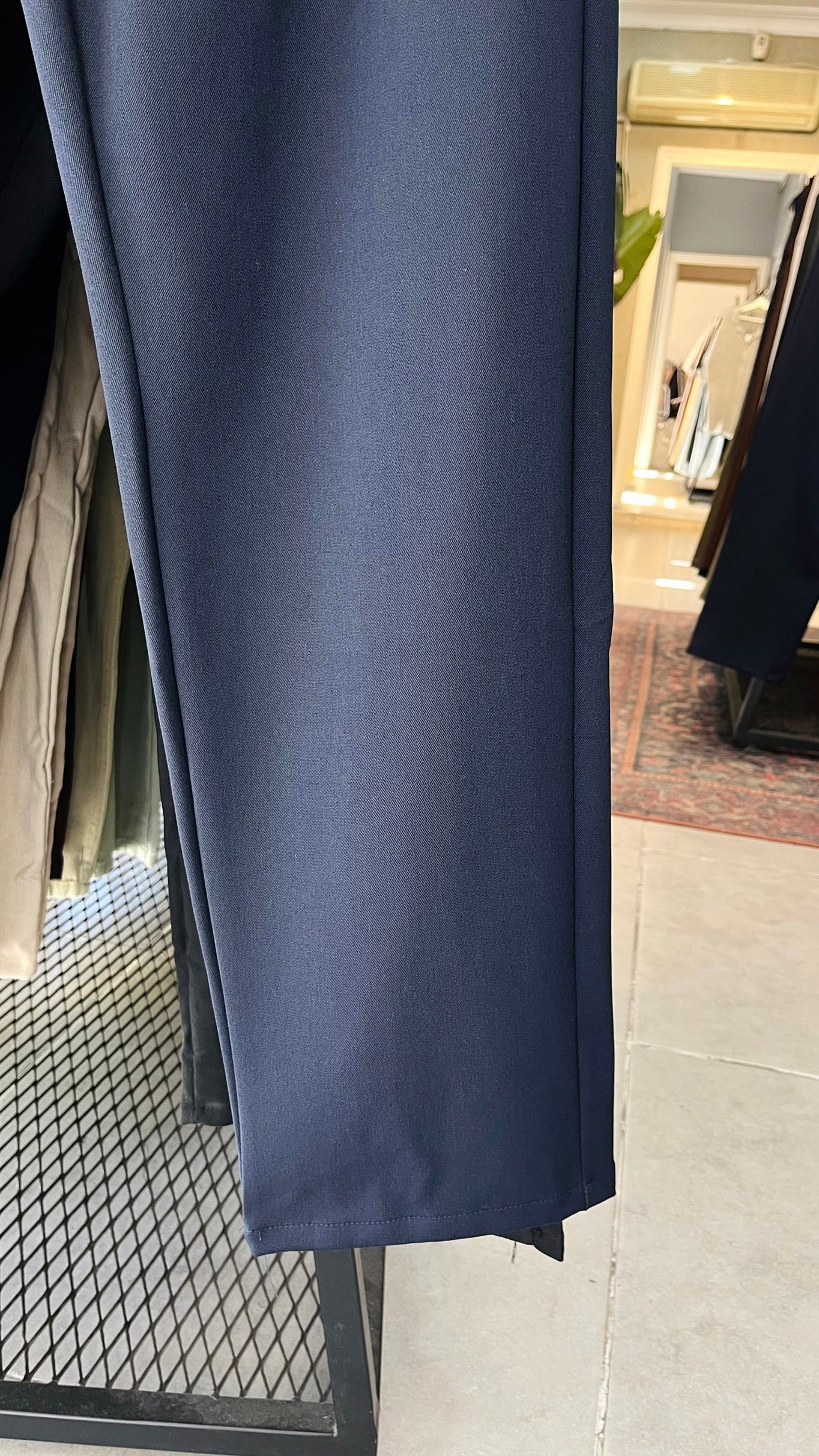 Baggy Lacivert Kalın Kumaş Pantolon 6155