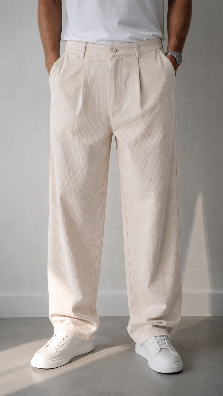 Baggy Bej Pantolon 6226