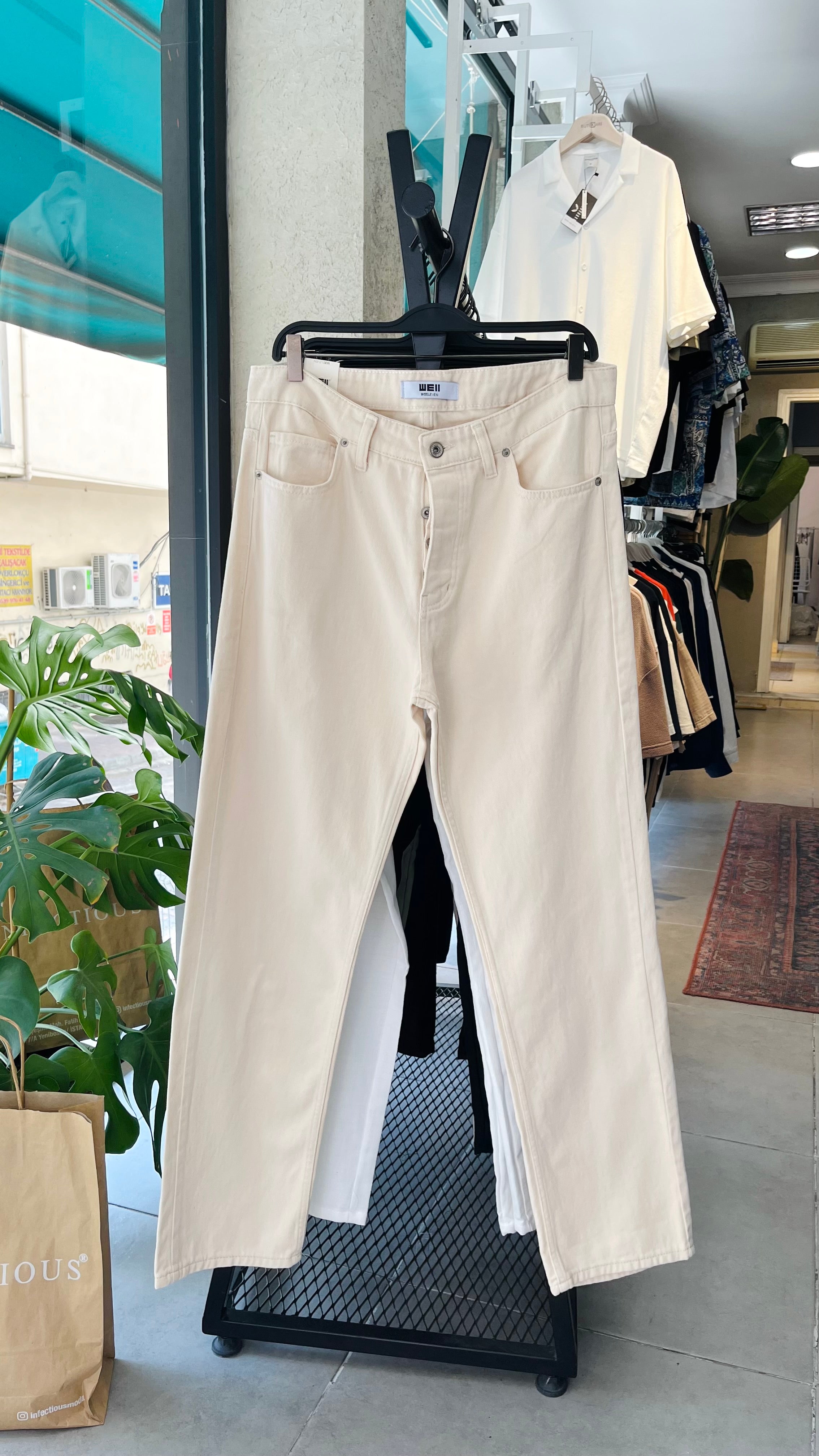 Baggy Bej Jean 3261