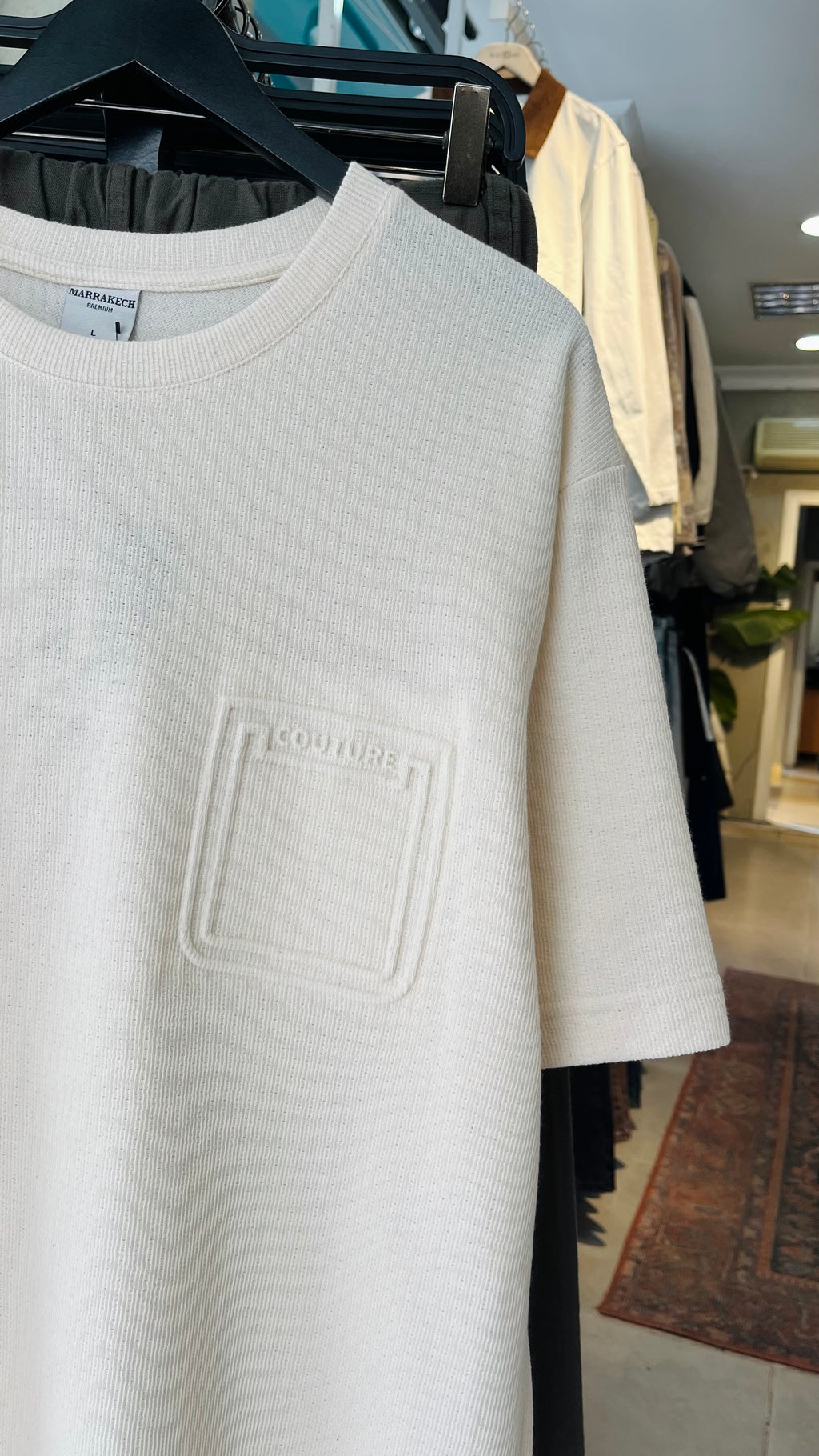 Oversize Bej Tshirt 9363