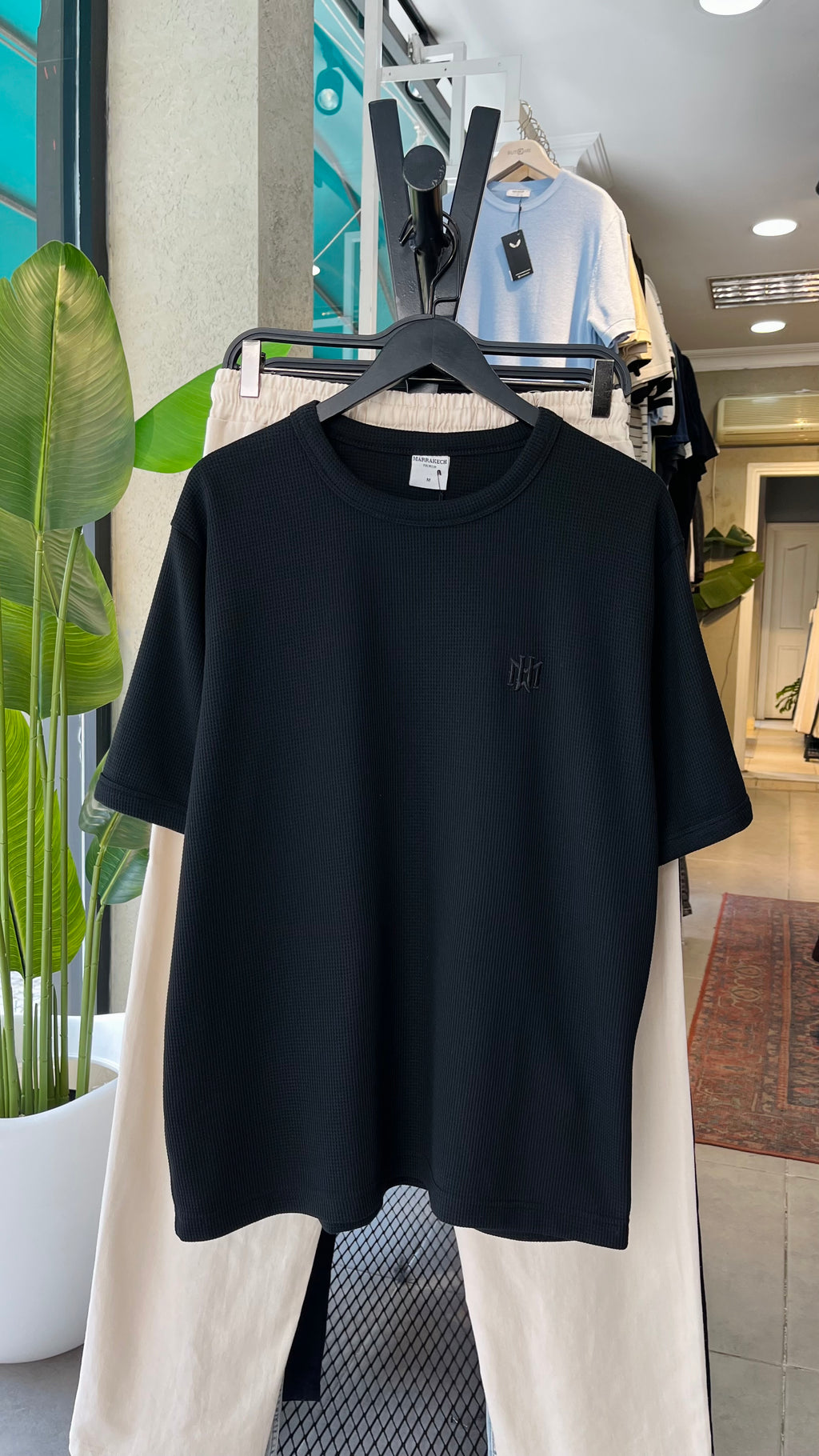 Oversize Siyah Tshirt 9391