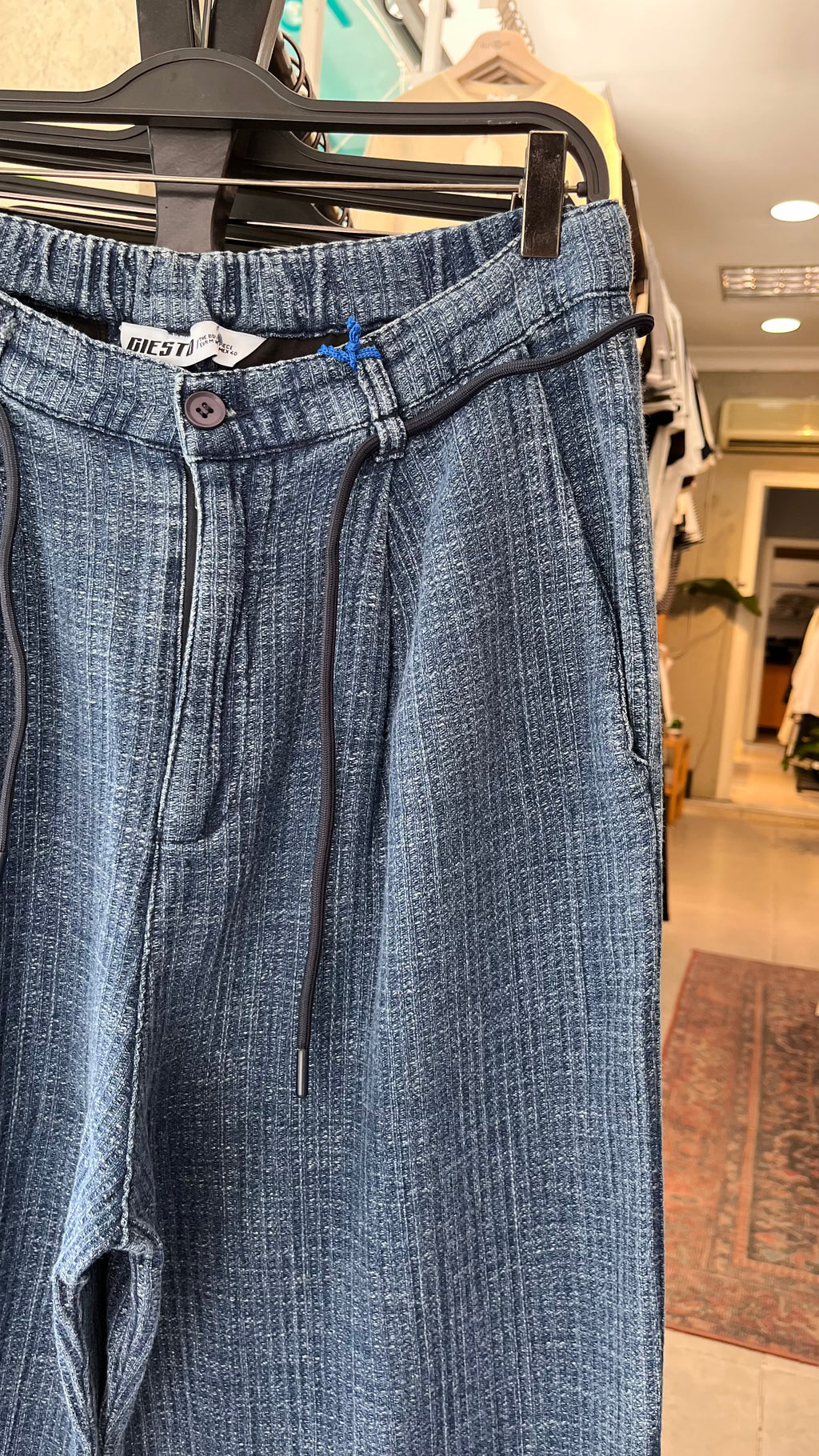 Baggy Ekstra Bol Mavi Denim Pantolon 6230