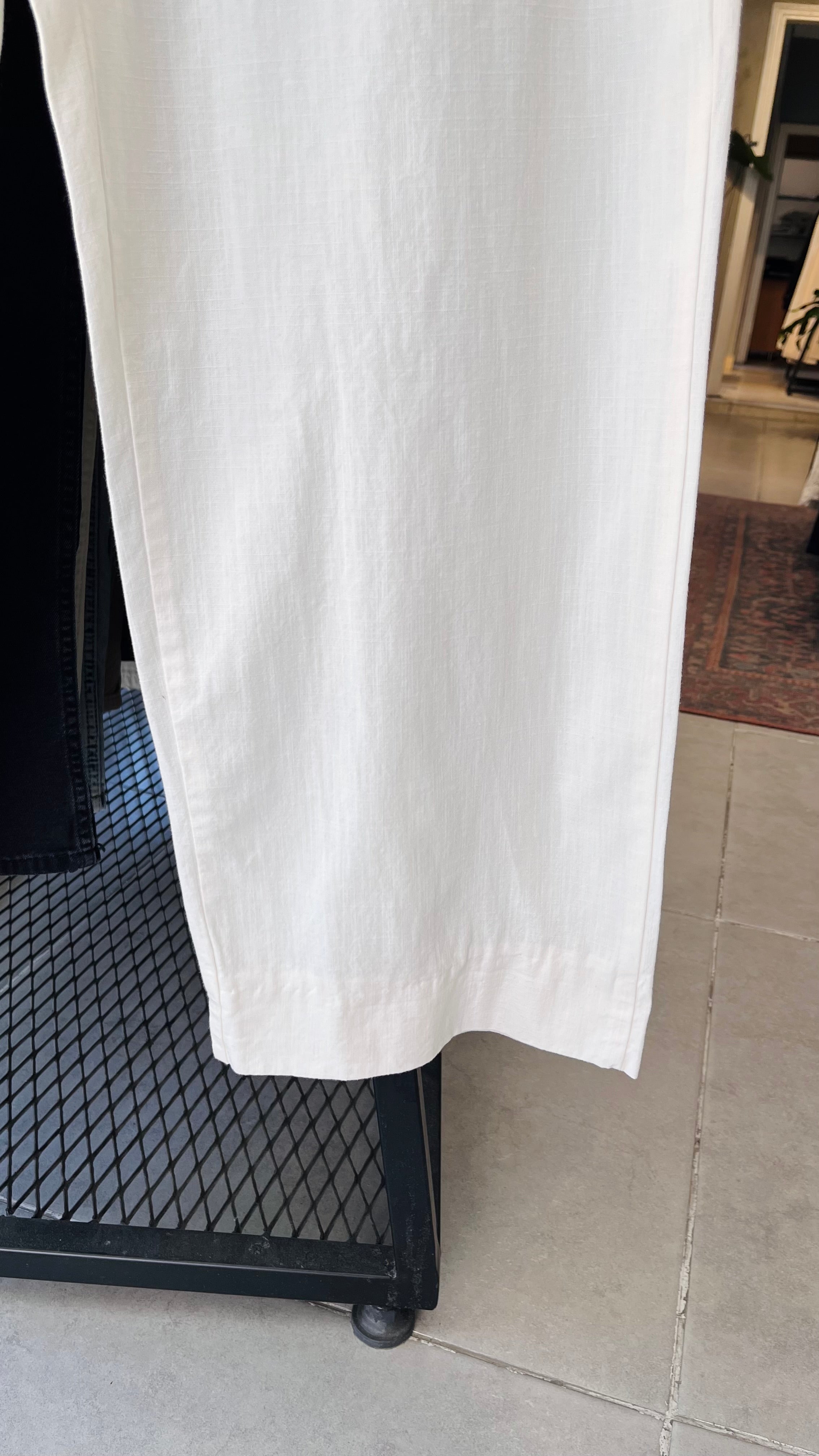 Baggy Ekstra Bol Beyaz Pantolon 6232